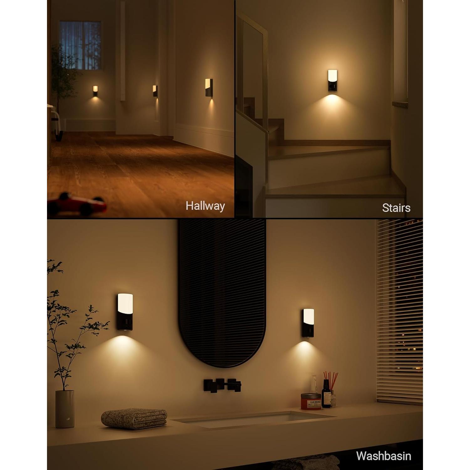 Aplique de Pared Lyridz Recargable con Sensor LED 1500mAh