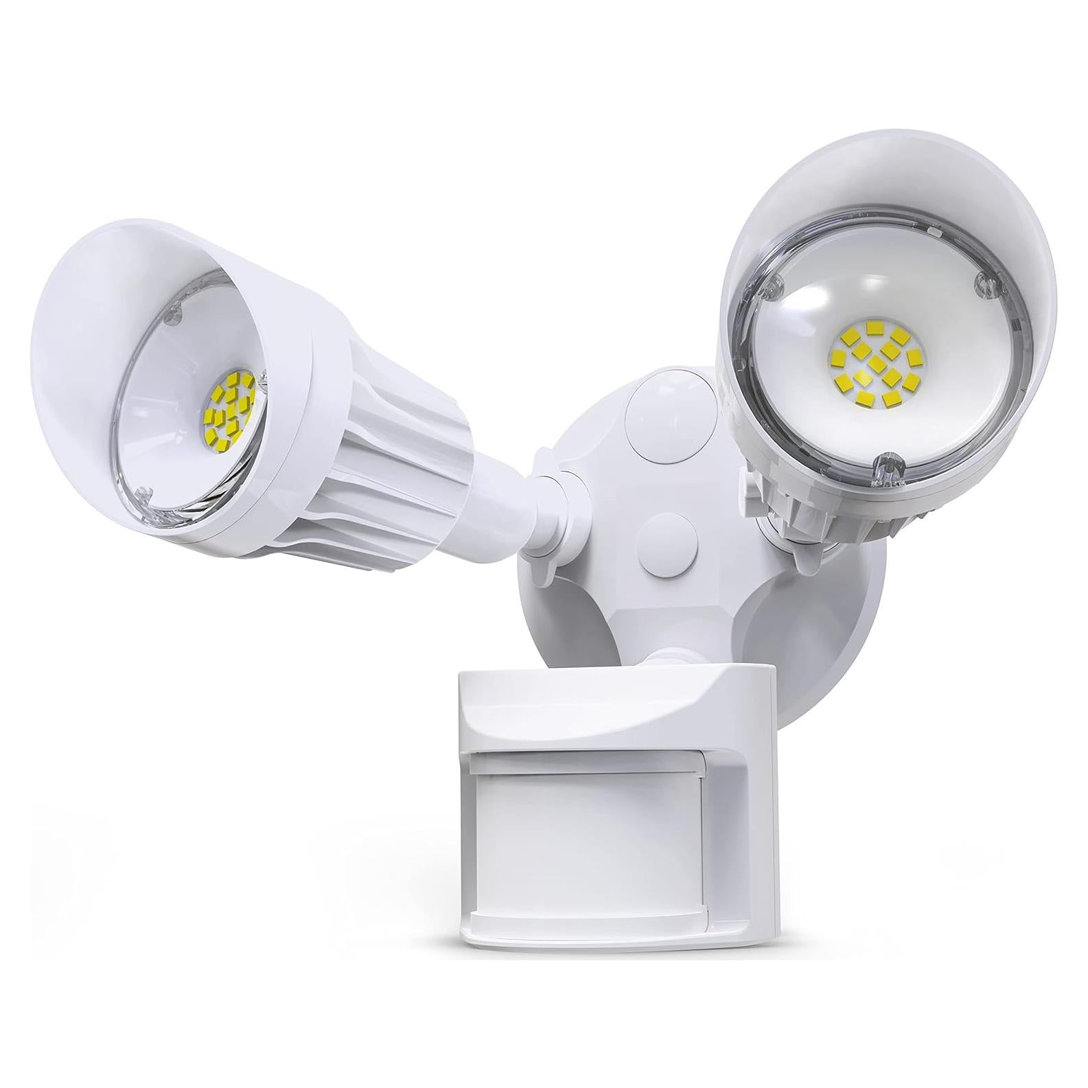 JJC Luz de Seguridad LED Exterior 27.5W 3000LM IP65 Sensor Movimiento