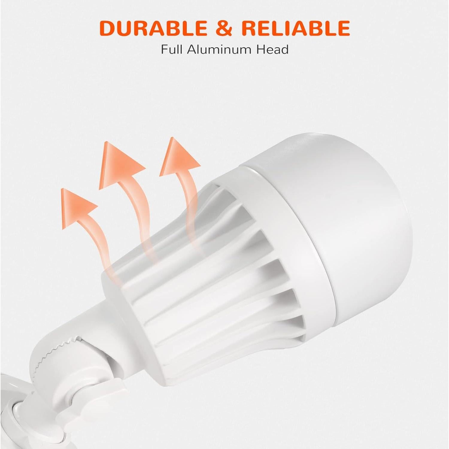 JJC Luz de Seguridad LED Exterior 27.5W 3000LM IP65 Sensor Movimiento