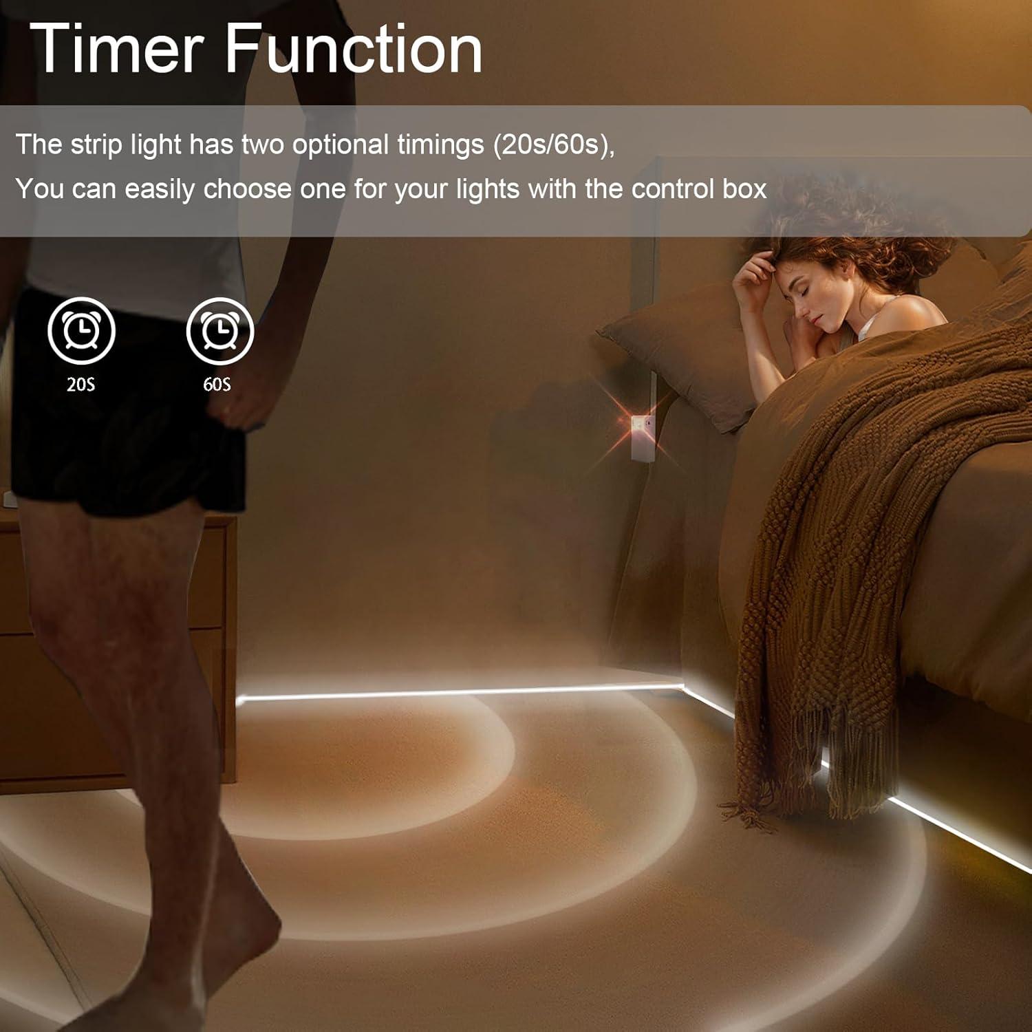 Luces de tira LED EchoSari con sensor de movimiento 3m