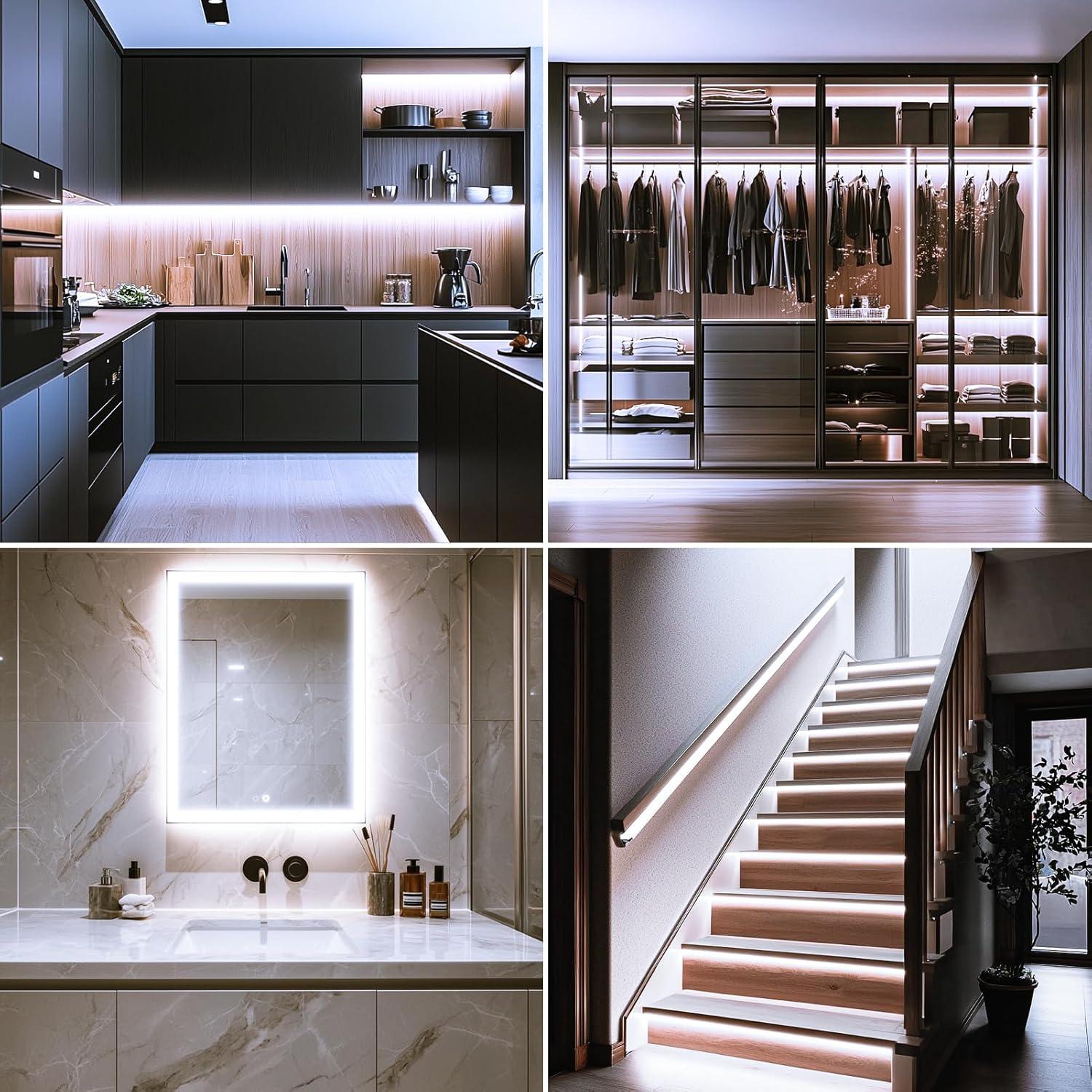 Luces de tira LED EchoSari con sensor de movimiento 3m