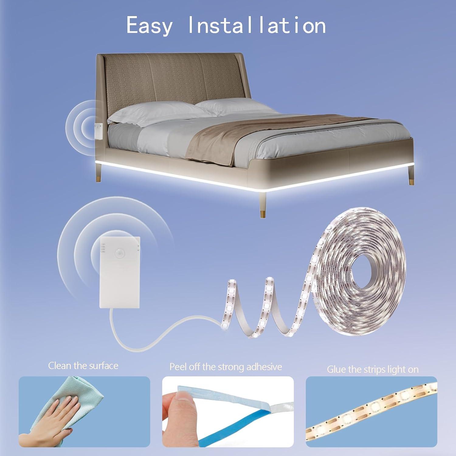 Luces de tira LED EchoSari con sensor de movimiento 3m