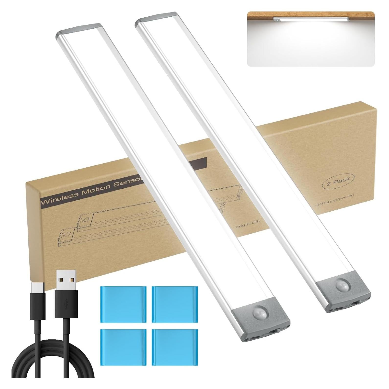 Luz LED Bajo Gabinete LEPOTEC 54 LEDs con Sensor Movimiento