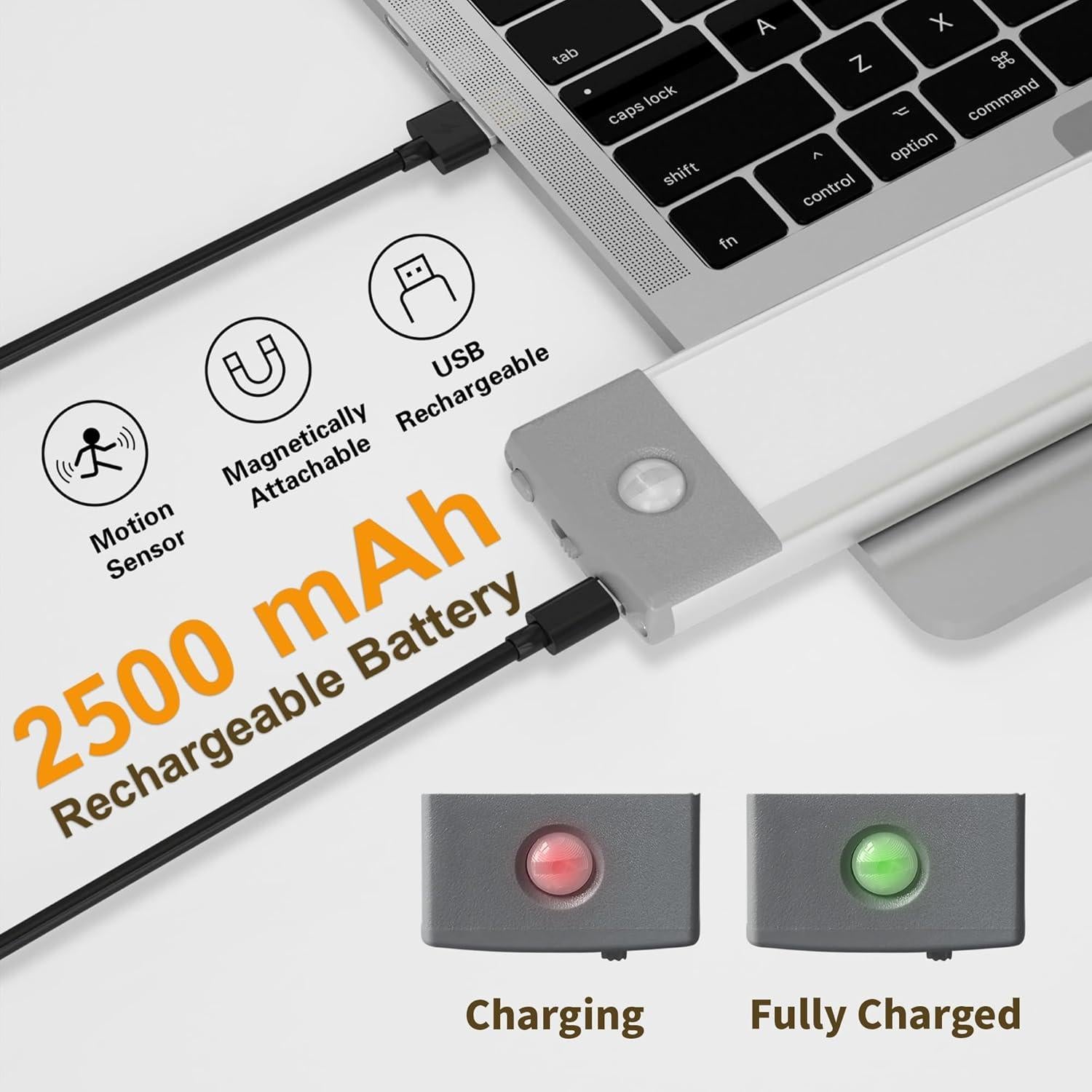 Luz LED Bajo Gabinete LEPOTEC 54 LEDs con Sensor Movimiento