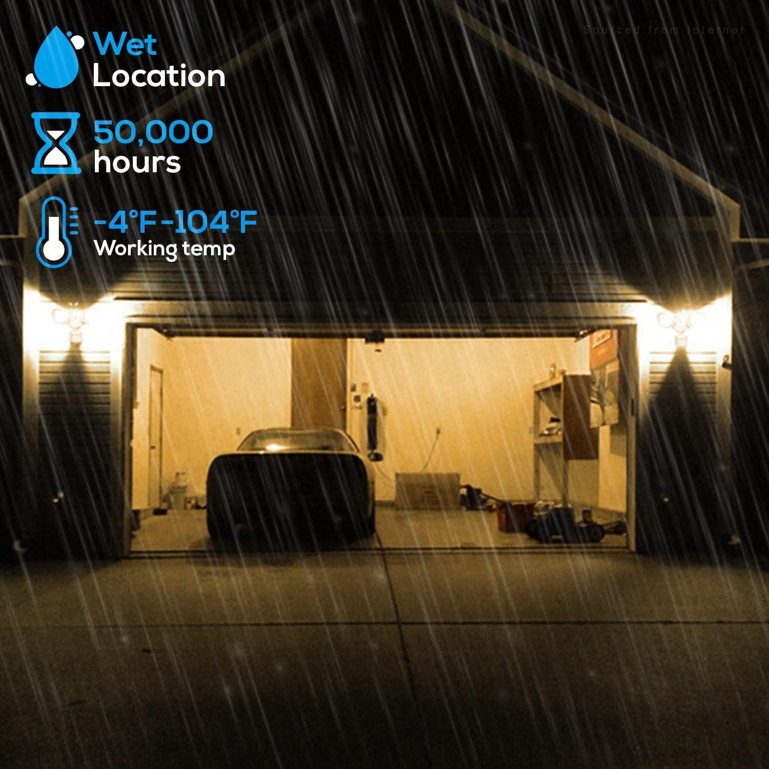 Luz de Inundación LED LEONLITE con Sensor de Movimiento 1400lm