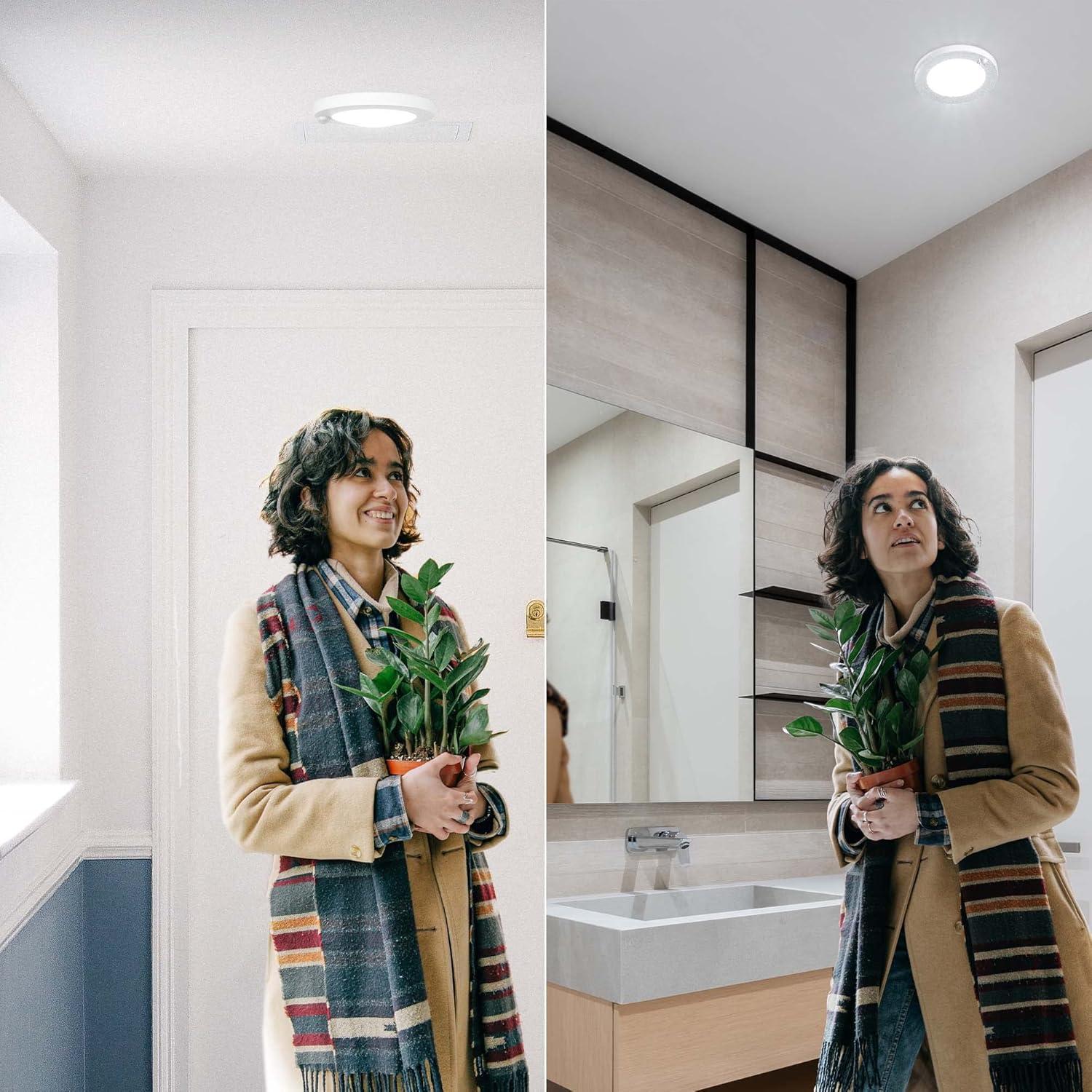 Luz de Techo LED ZAGO 15W con Sensor PIR 1100 Lúmenes