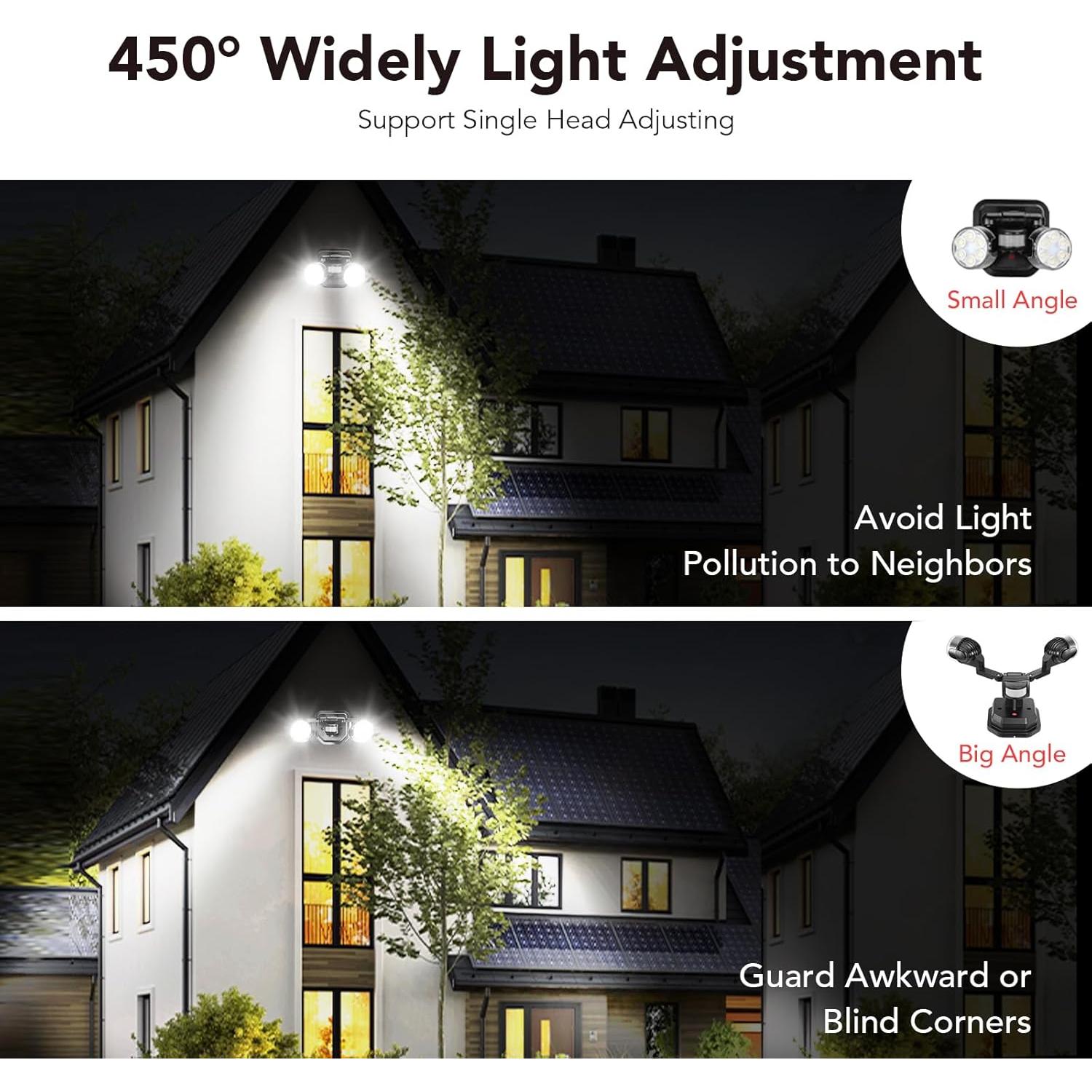 OREiN Luz de Inundación LED con Sensor de Movimiento 1600LM
