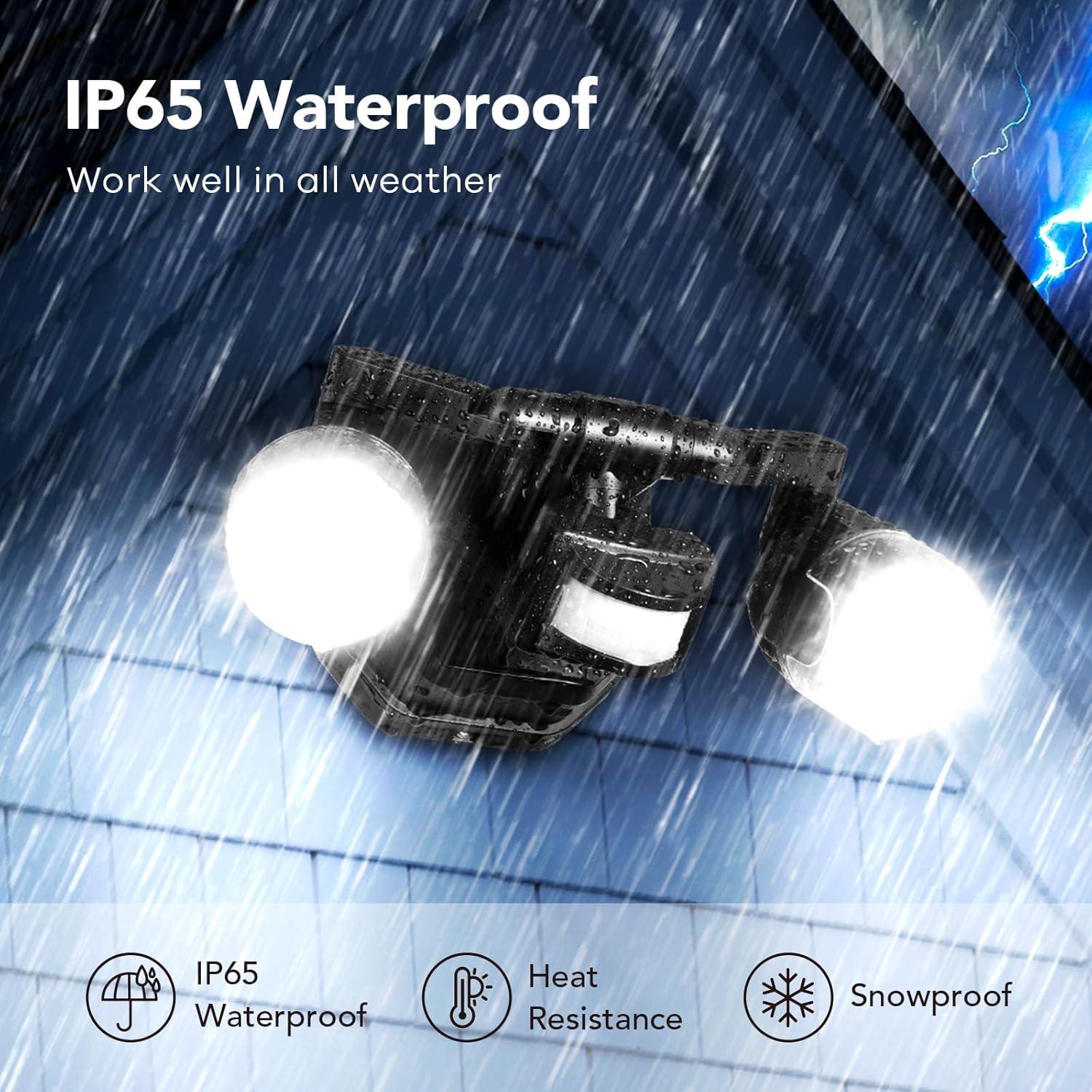 OREiN Luz de Inundación LED con Sensor de Movimiento 1600LM