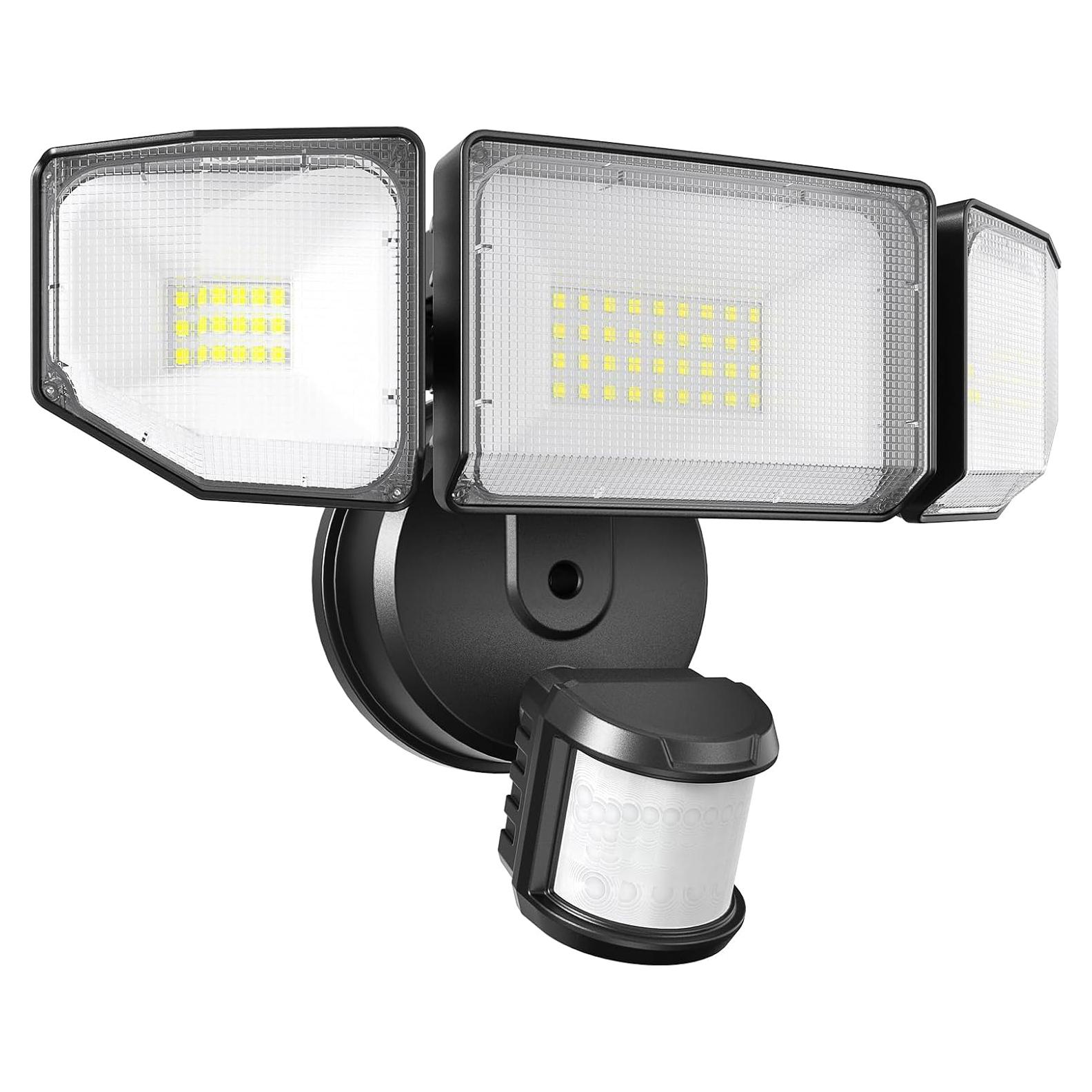 Luz de Seguridad LED 85W Abovizo con Sensor de Movimiento IP65