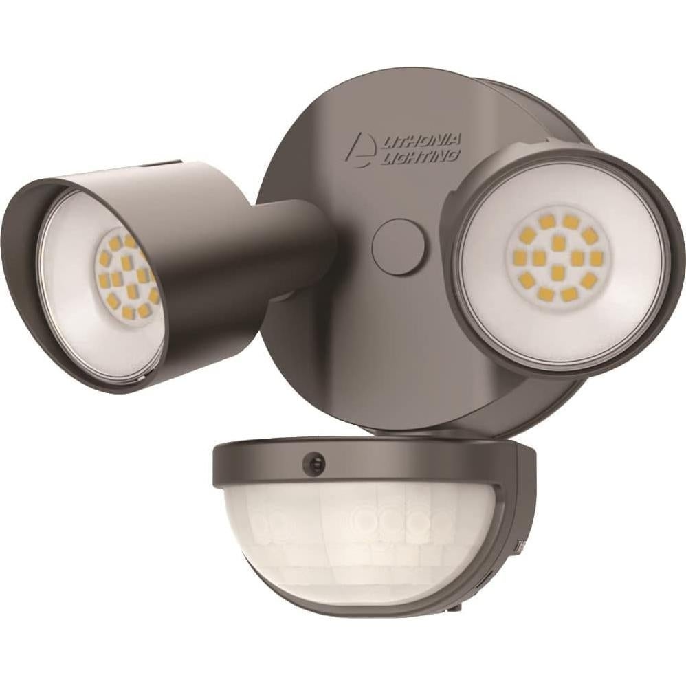 Luz de Inundación LED Lithonia HomeGuard 2-Luz con Sensor 4000K