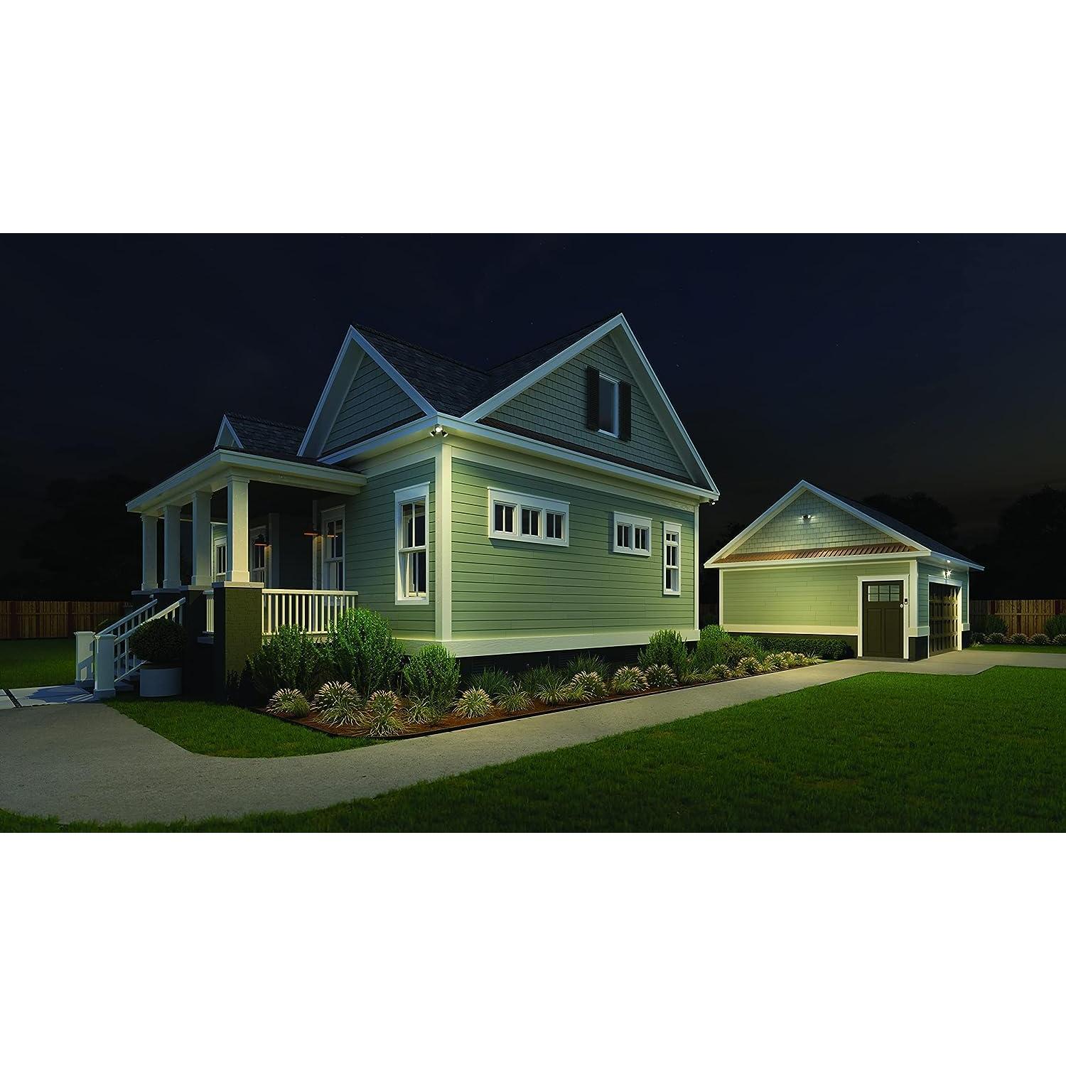 Luz de Inundación LED Lithonia HomeGuard 2-Luz con Sensor 4000K