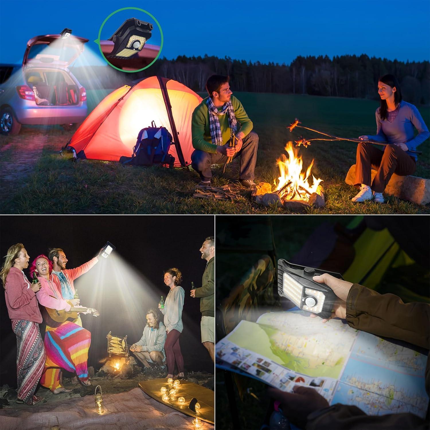 Luces Solares de Movimiento Tryme 118 LEDs con Clip y Sensor