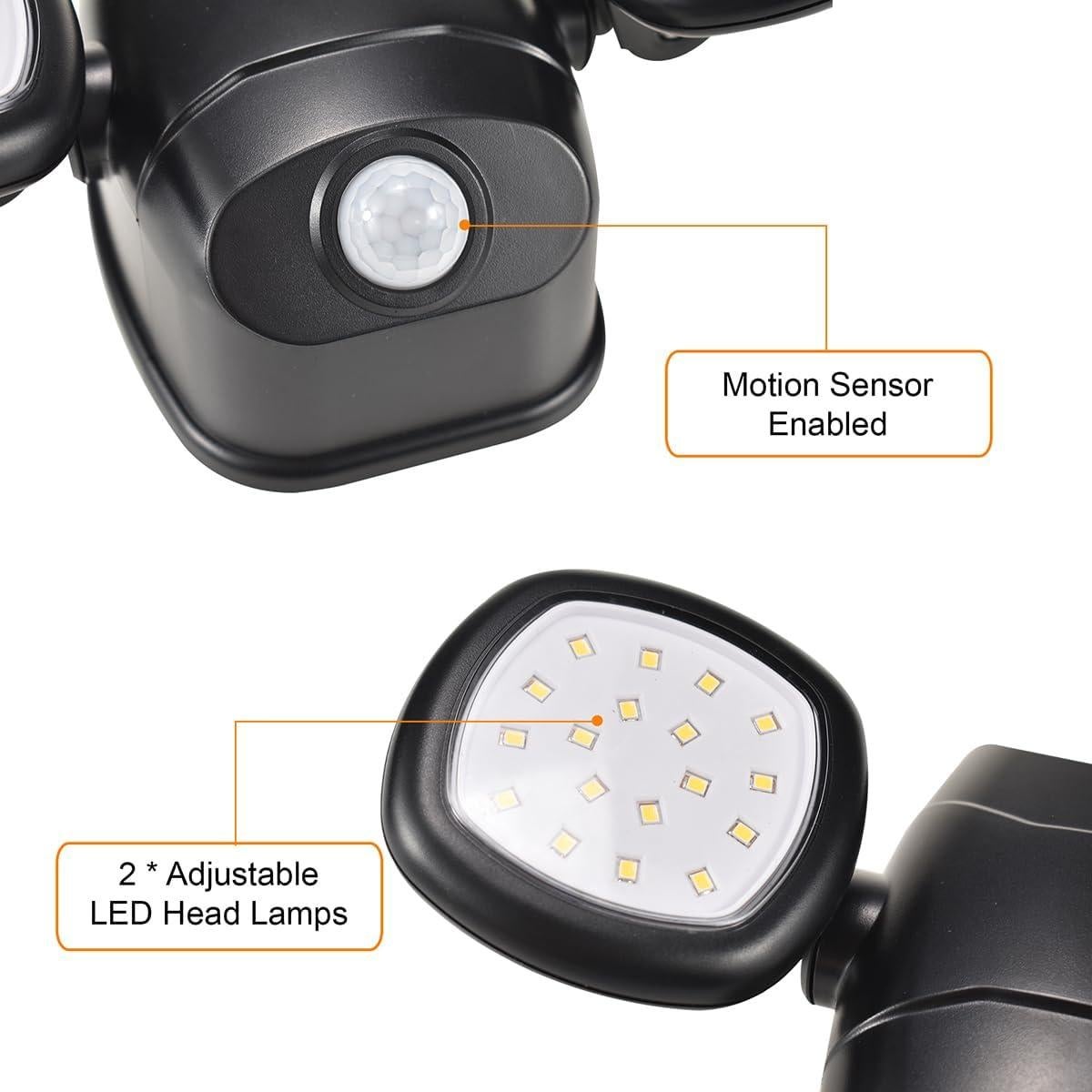 Luz Exterior con Sensor de Movimiento YCB2060 LED 600 Lúmenes