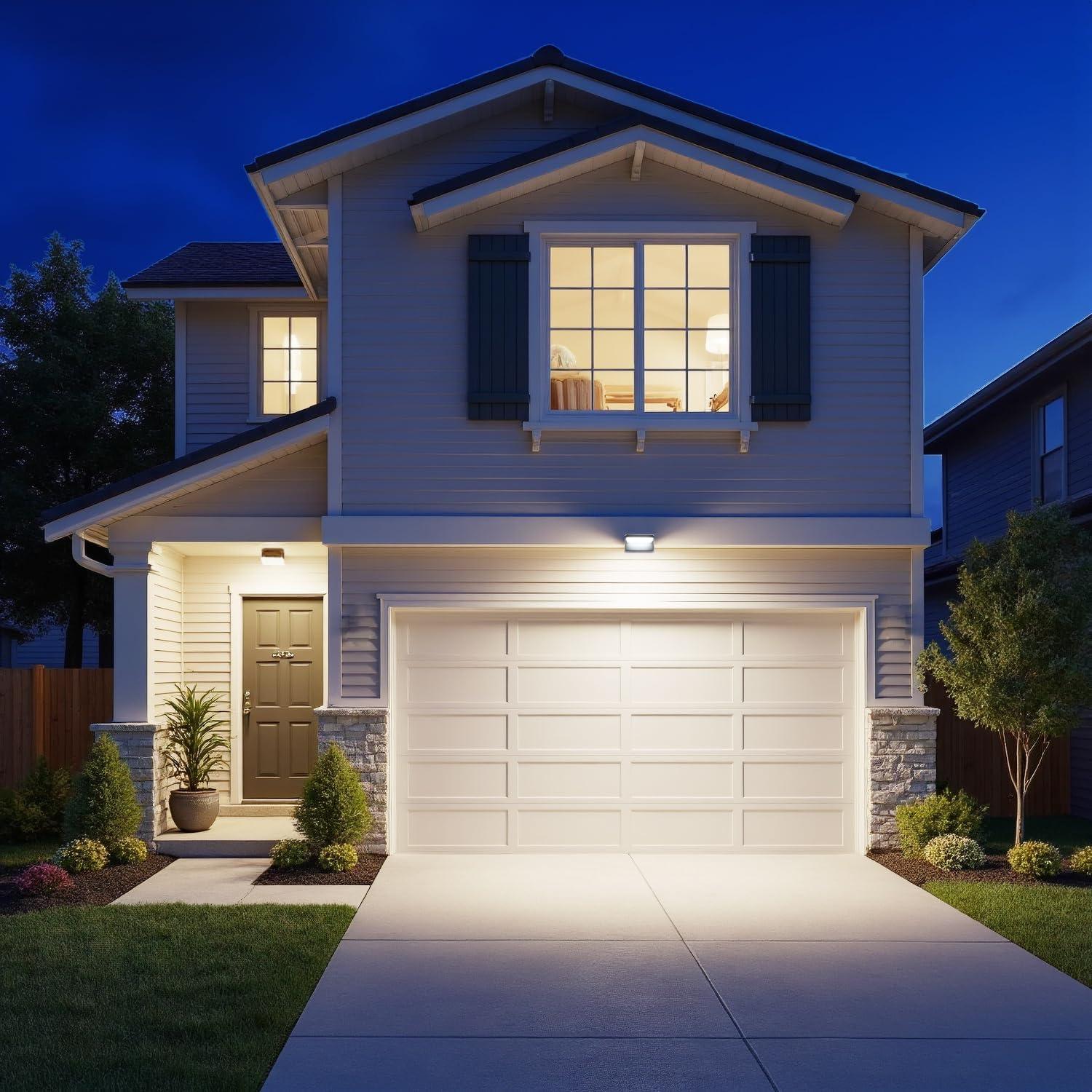 Luz de Pared LED Exterior WISELUME 60W con Sensor de Movimiento