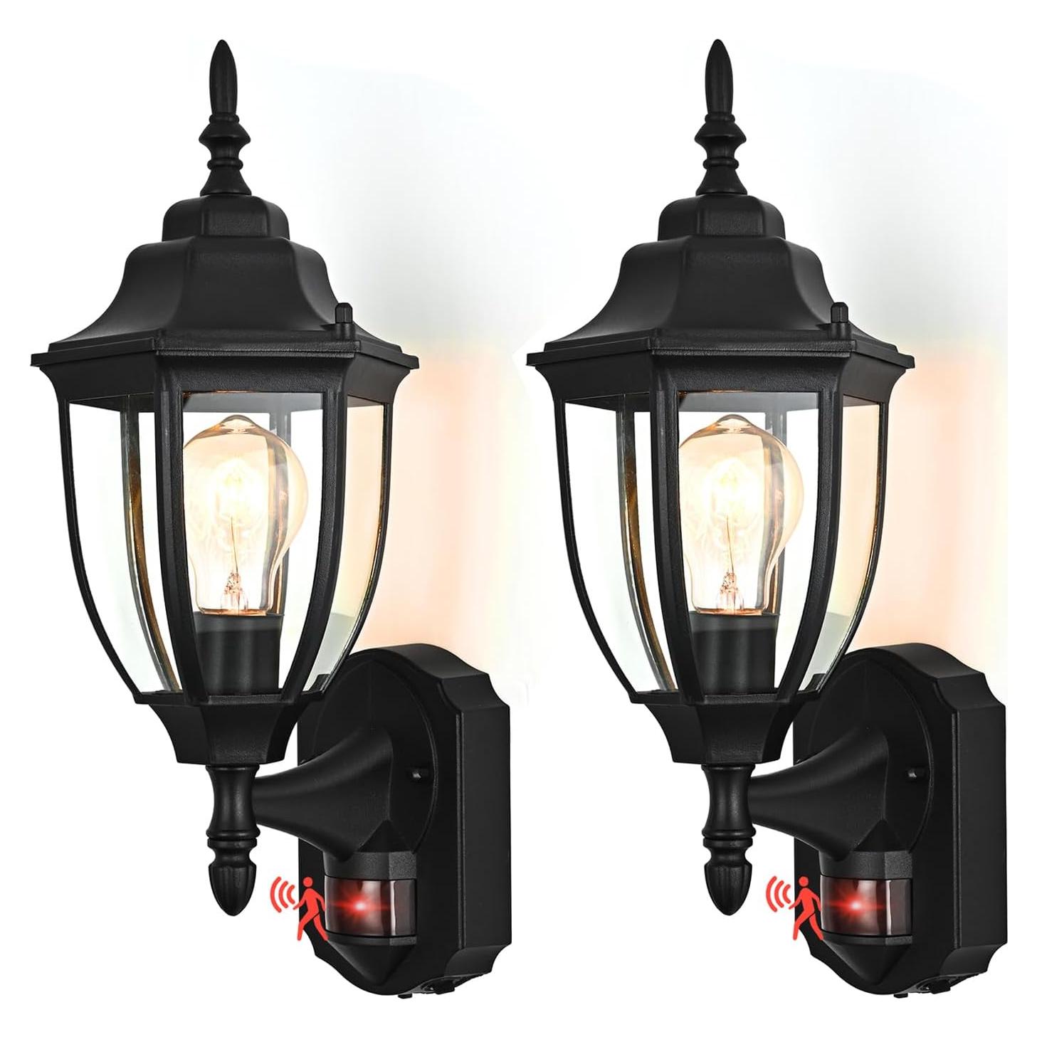 Luz de Porche Exterior Odorpower con Sensor de Movimiento 2 Paquete