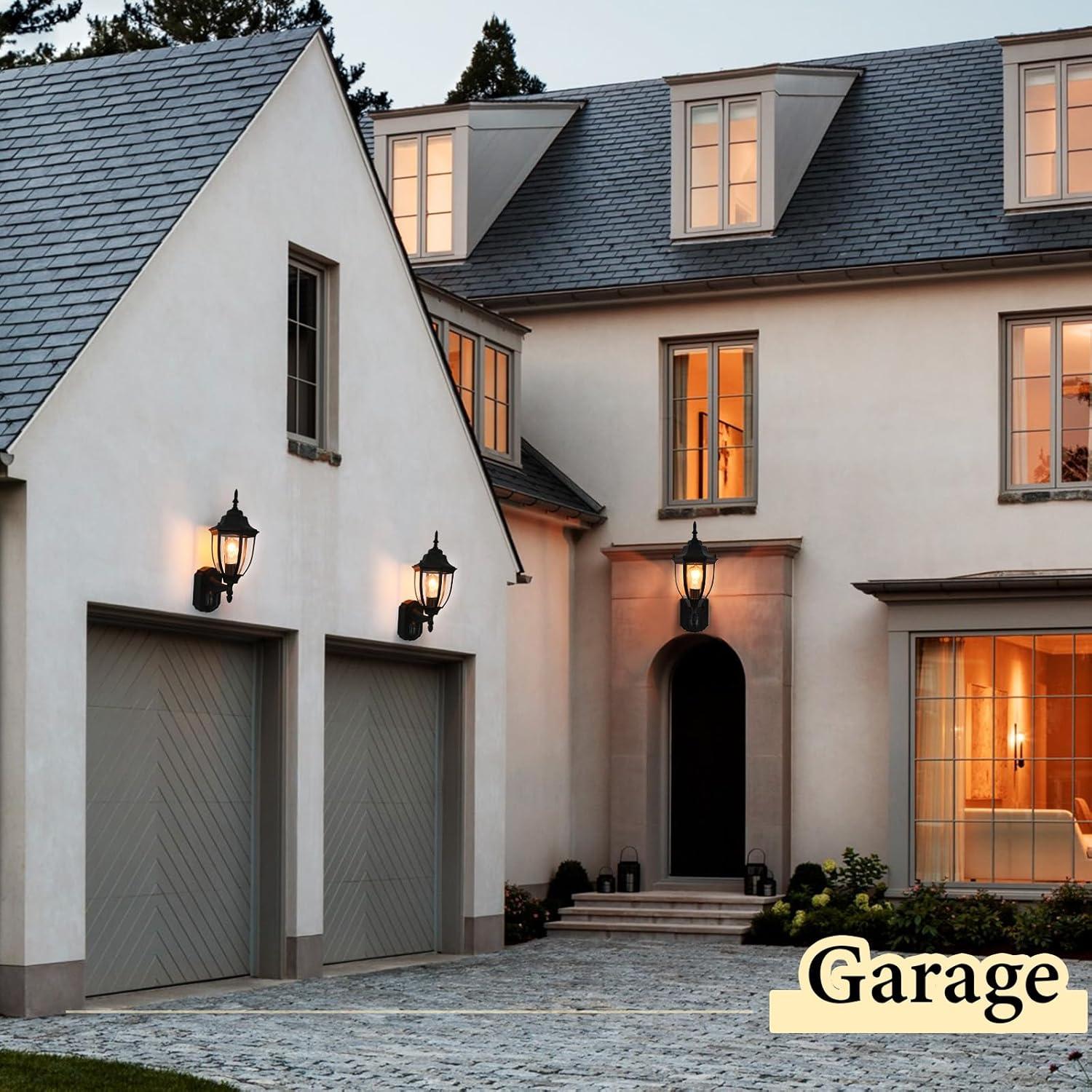 Luz de Porche Exterior Odorpower con Sensor de Movimiento 2 Paquete