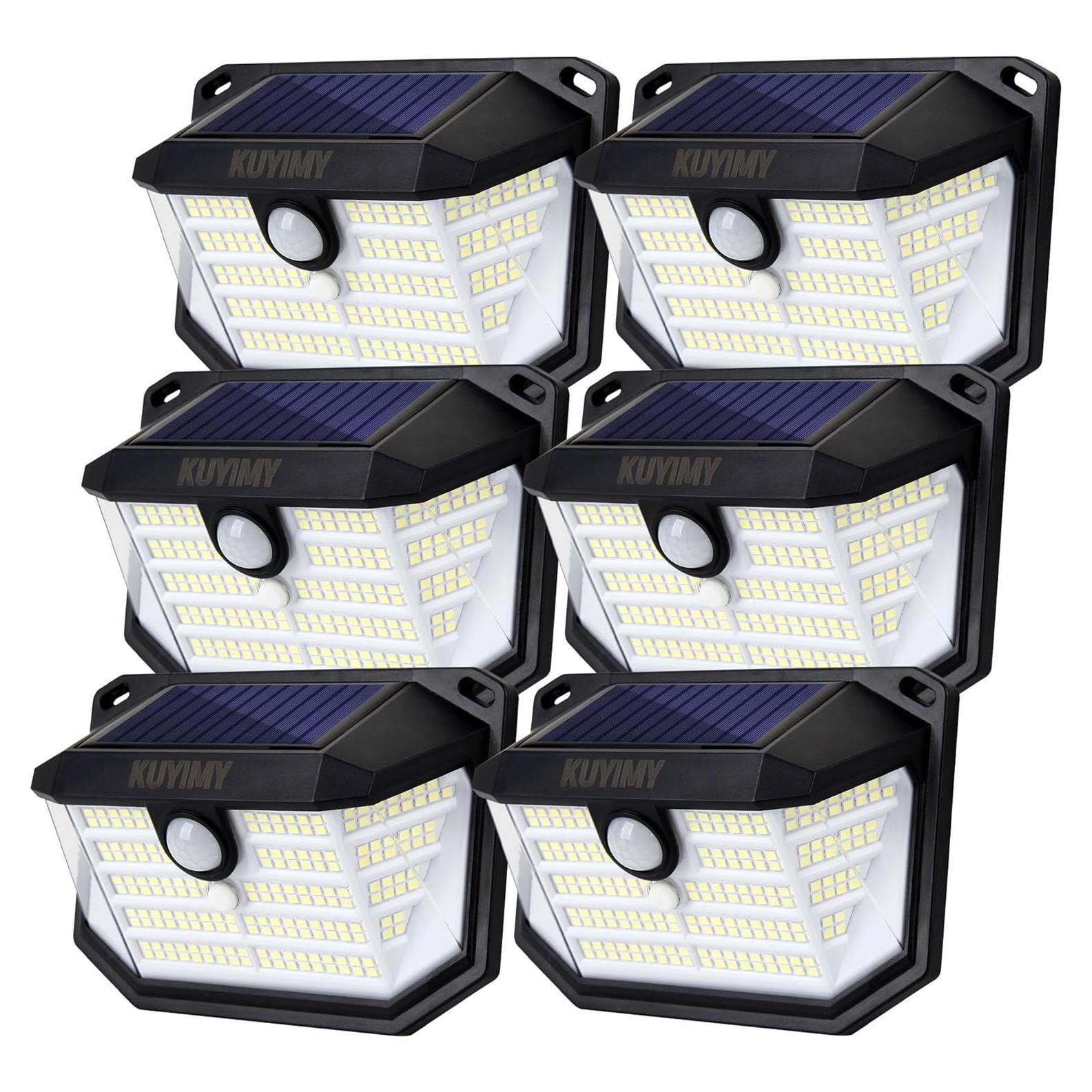 Luces Solares KUYIMY para Exteriores 230 LED con Sensor IP65