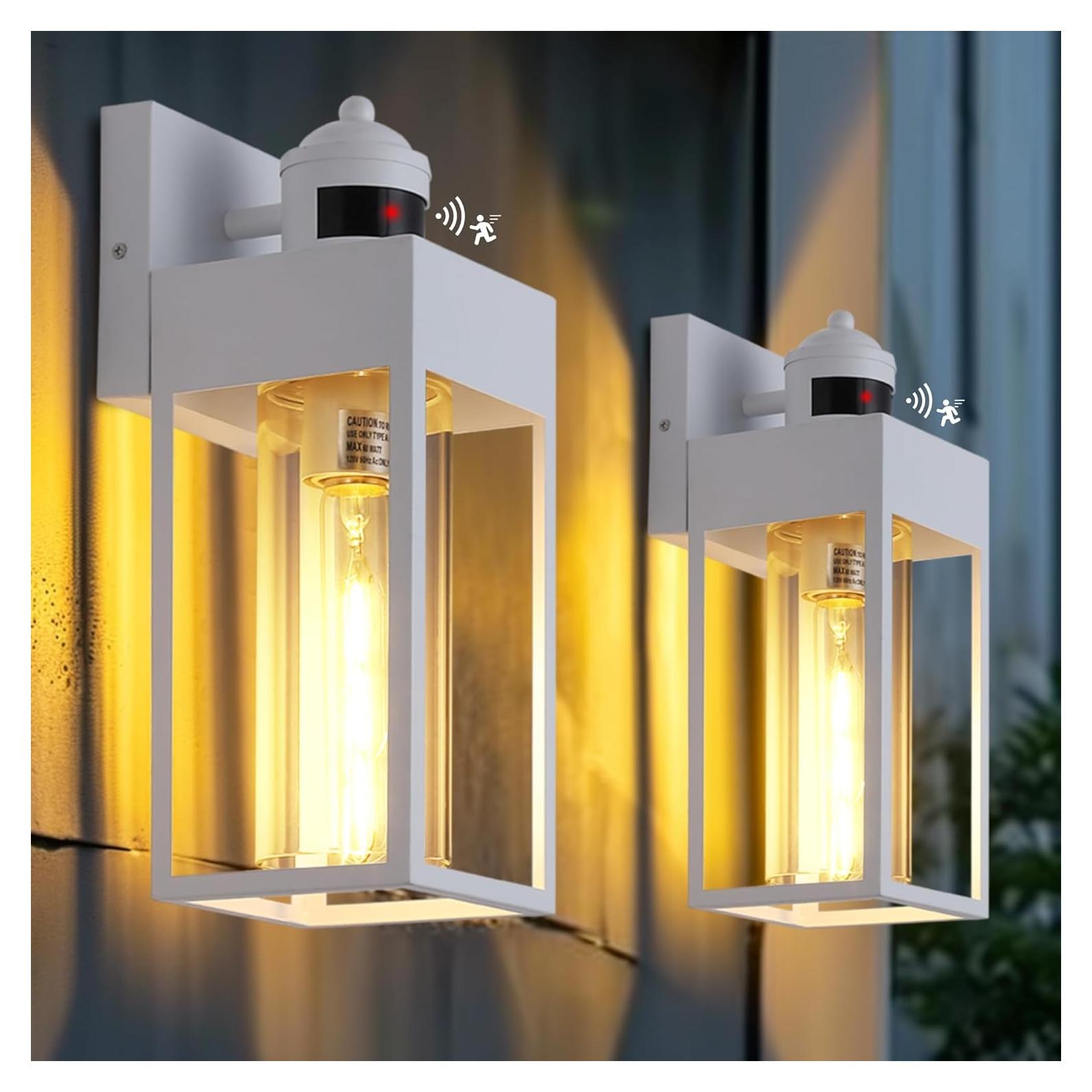 Luz Exterior DAKAFUL con Sensor de Movimiento - 2 Paquetes