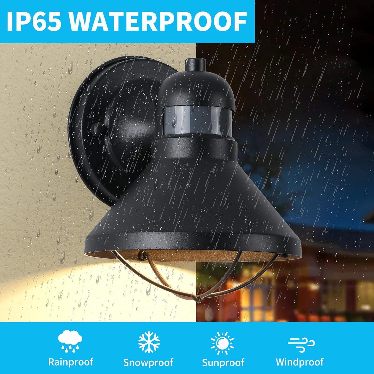 Luz de Pared LED Exterior LONEDRUID con Sensor de Movimiento