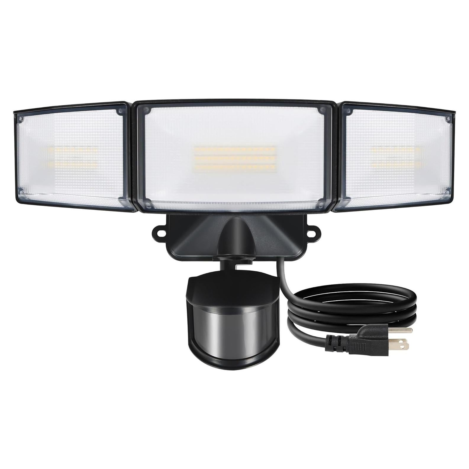 Luz de Inundación Exterior LUTEC 49W con Sensor de Movimiento 5500 LM