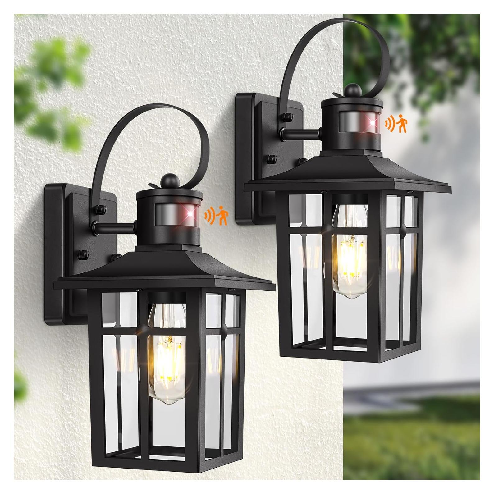 Luz Exterior con Sensor de Movimiento WorthyWorld - Paquete de 2