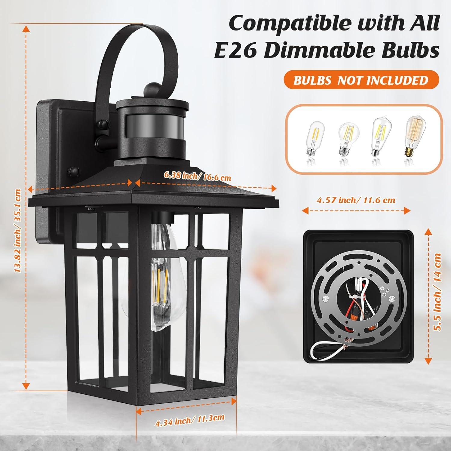 Luz Exterior con Sensor de Movimiento WorthyWorld - Paquete de 2