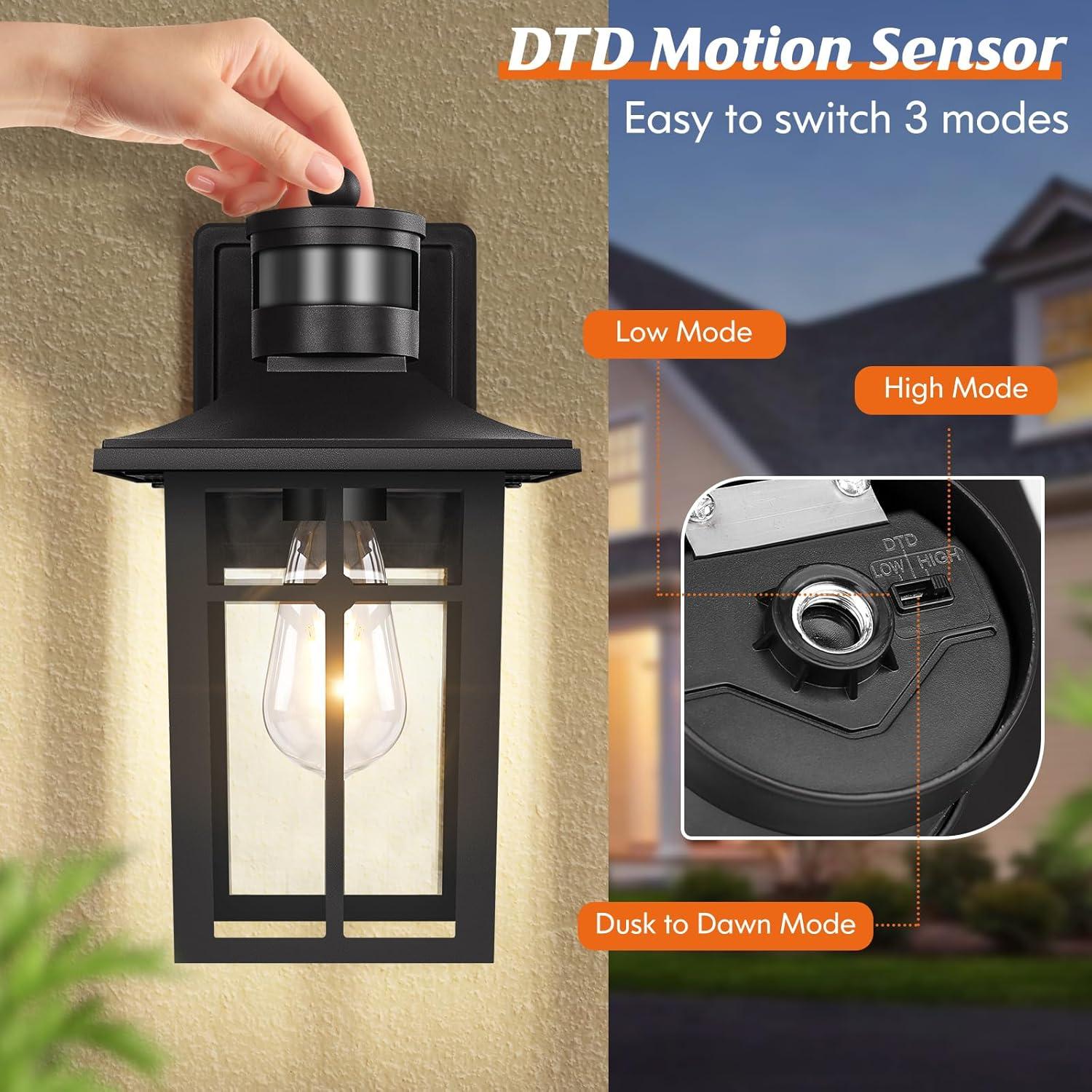 Luz Exterior con Sensor de Movimiento WorthyWorld - Paquete de 2