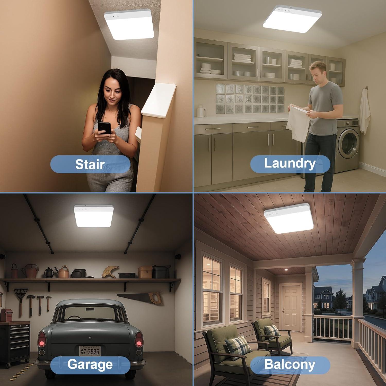 Luz de Armario Recargable Whitepoplar con Sensor de Movimiento 400LM