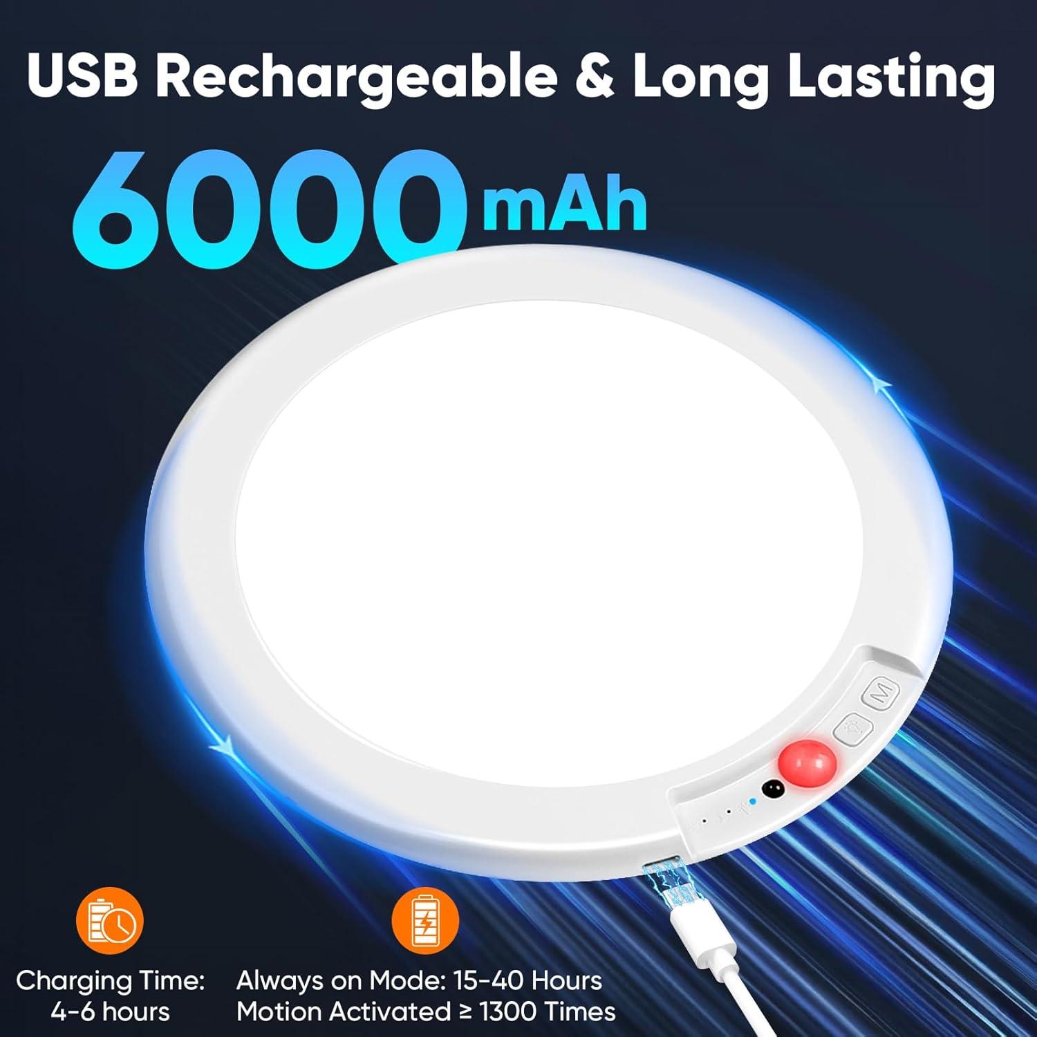 Luz de Techo LED Inalámbrica Bairth con Sensor y Control Remoto