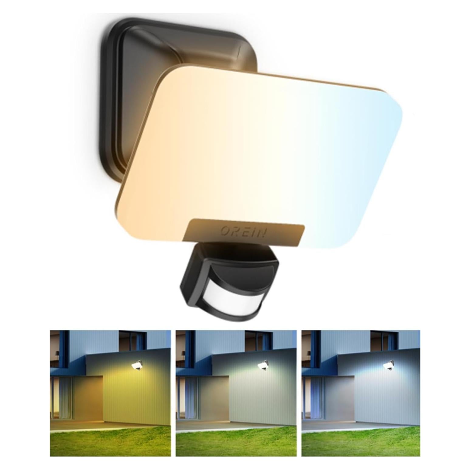 Luces de Inundación LED OREiN 35W 3500LM con Sensor de Movimiento