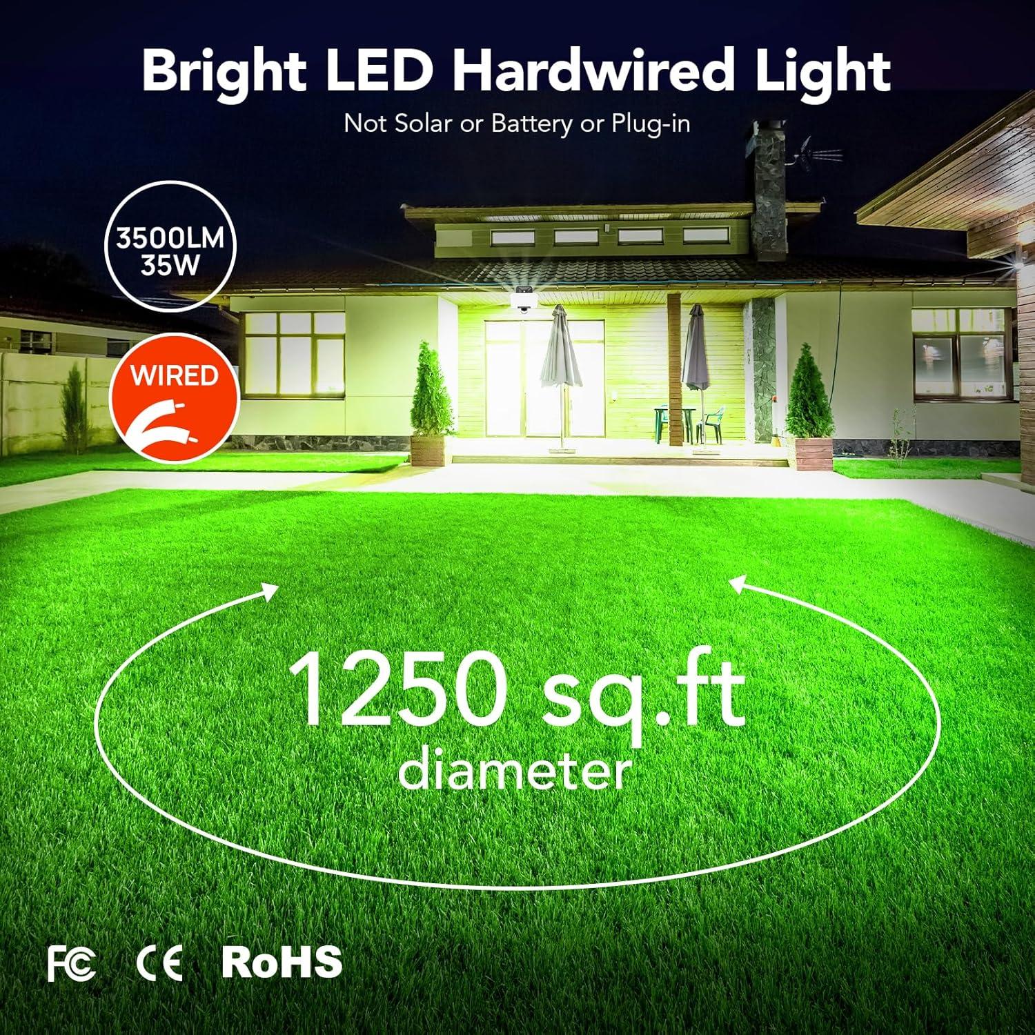 Luces de Inundación LED OREiN 35W 3500LM con Sensor de Movimiento