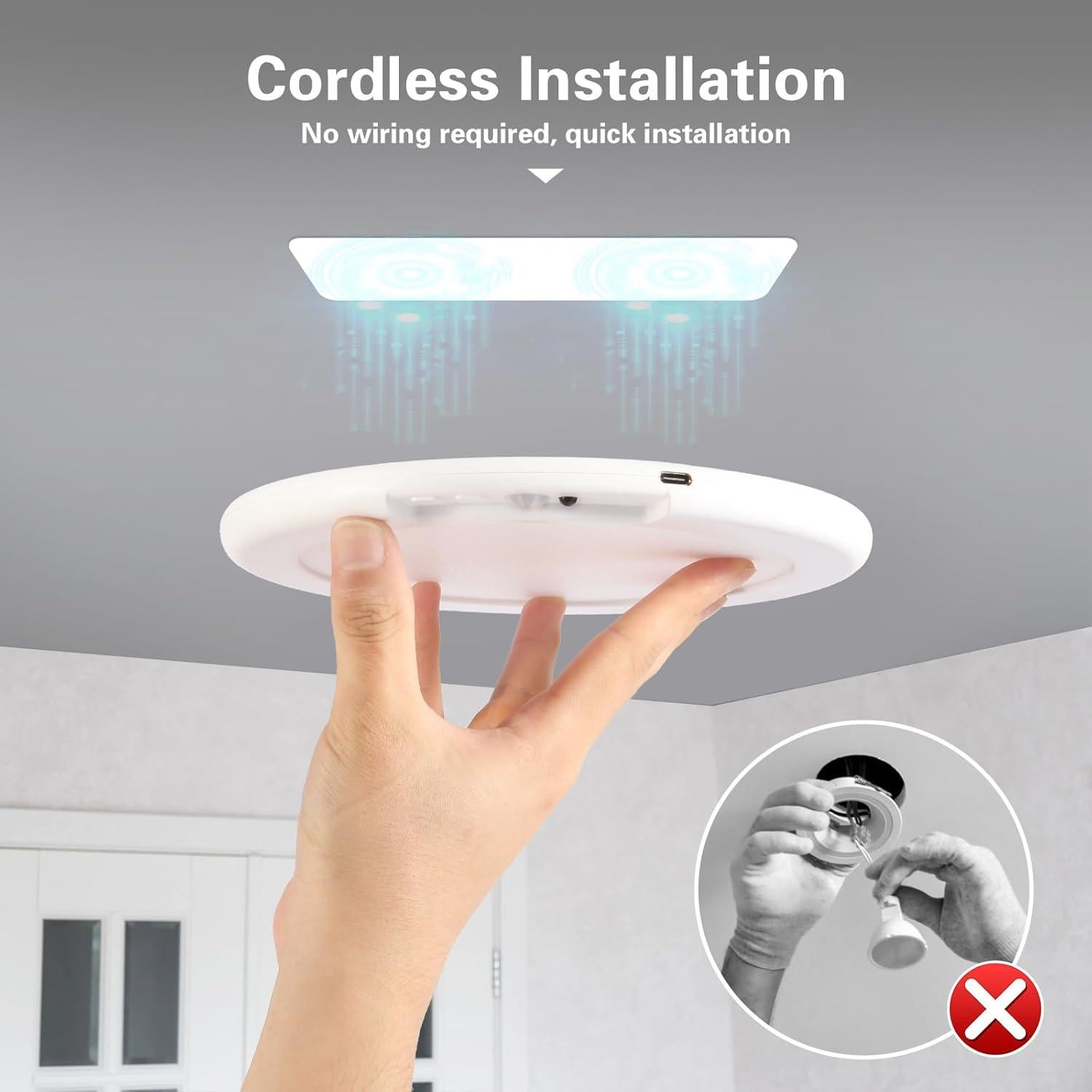 Luz de Armario Recargable Auncko con Sensor de Movimiento 400LM