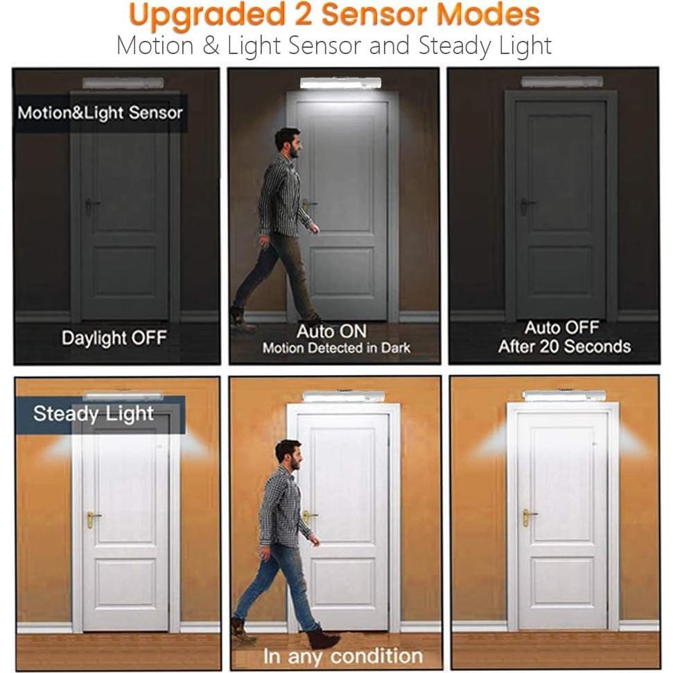 Luz LED Inalámbrica con Sensor de Movimiento CALIONLTD - 2 Paquete