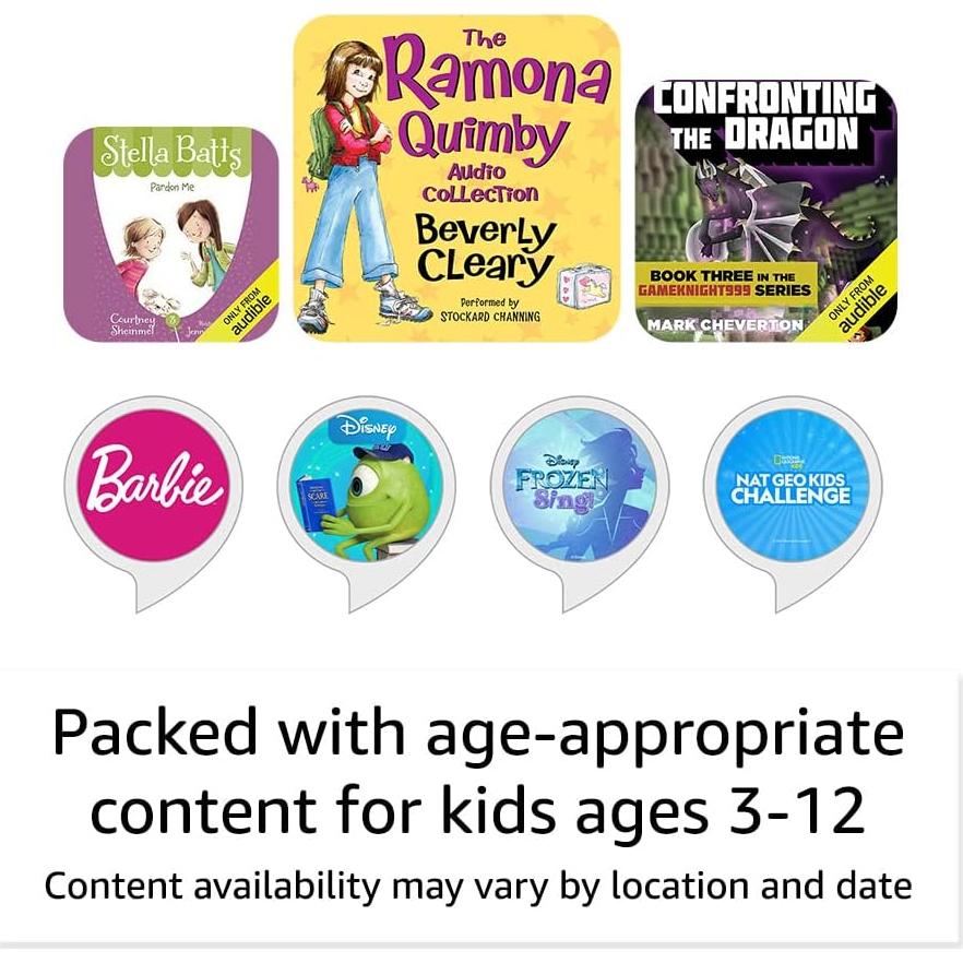 Amazon Echo Dot Kids (newest model) - Designed for kids, with Alexa+ Early Access, parental controls, Includes 1 Year of Amazon Kids+, Owl