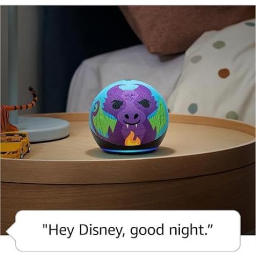 Amazon Echo Dot Kids (newest model) - Designed for kids, with Alexa+ Early Access, parental controls, Includes 1 Year of Amazon Kids+, Owl
