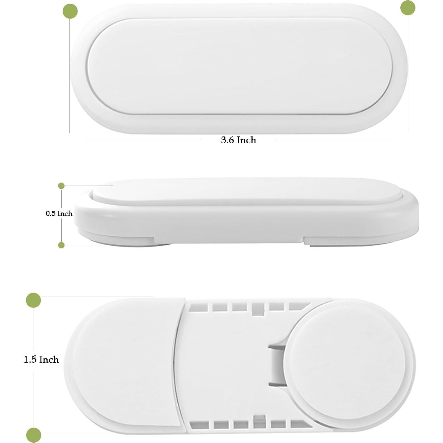 Cerraduras de Gabinete Fursafe&Q para Bebés 4Pack Seguridad Infantil