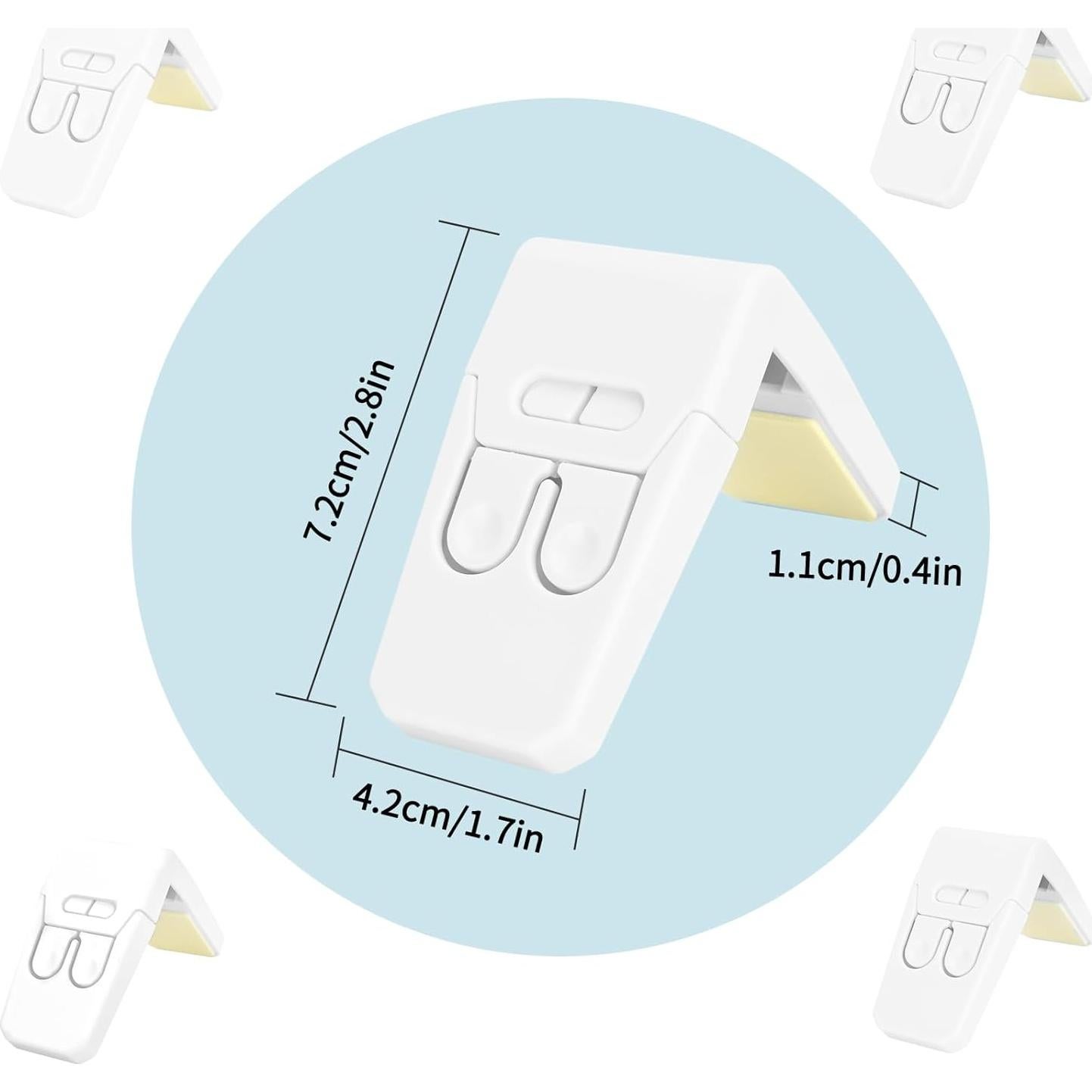 Cerraduras de Gabinete FYY para Bebés - Paquete de 4 Unidades