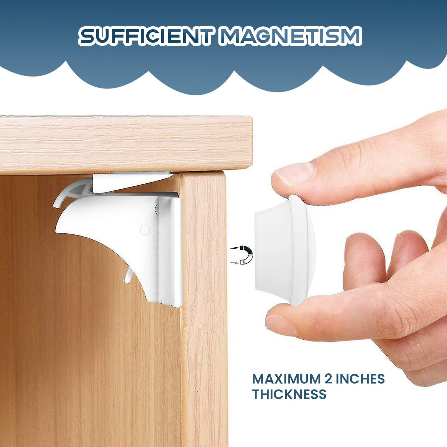 Cerraduras Magnéticas para Gabinetes Blessimo - 12 Piezas