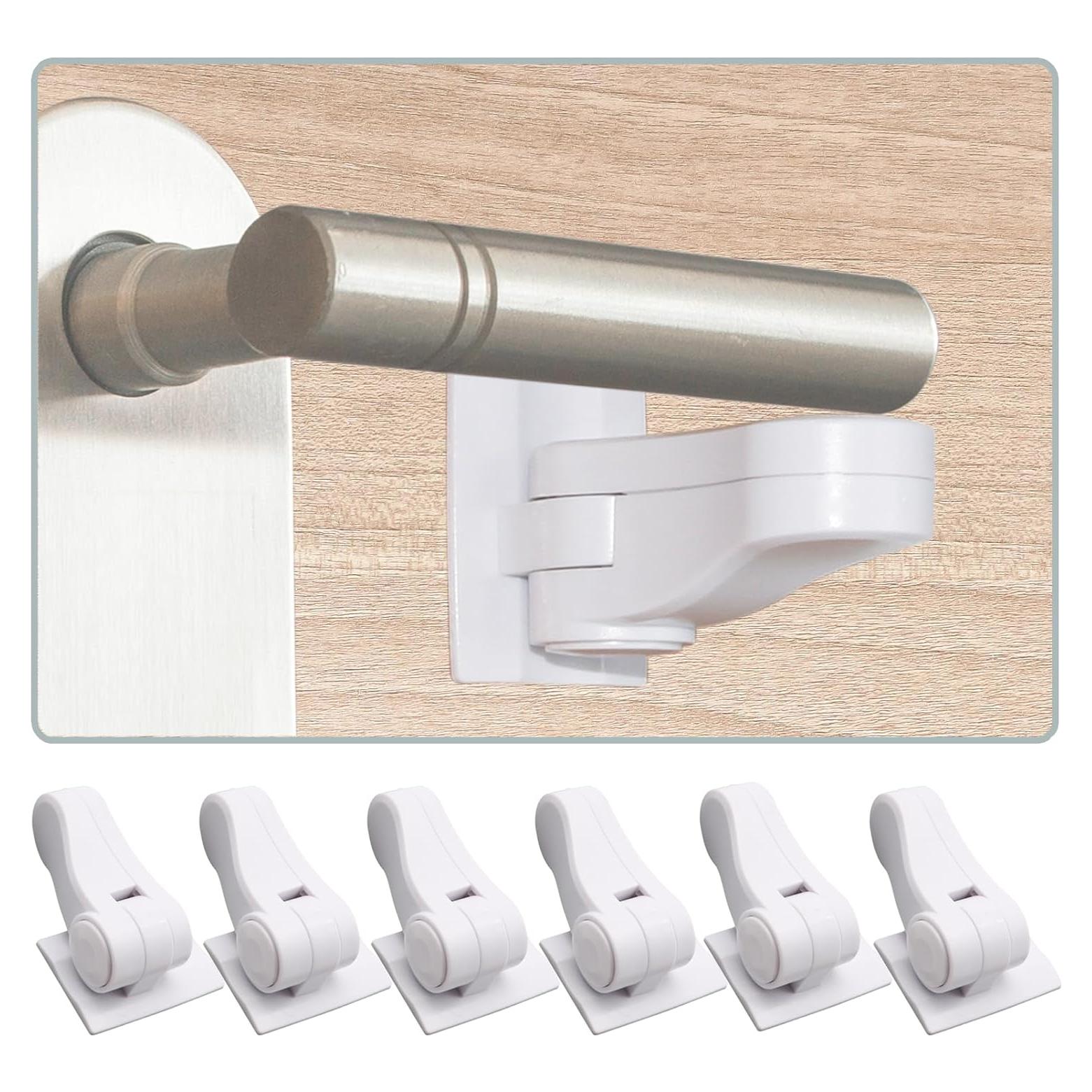 Bloqueos de Palanca de Puerta a Prueba de Niños KongNai - 6 Unidades