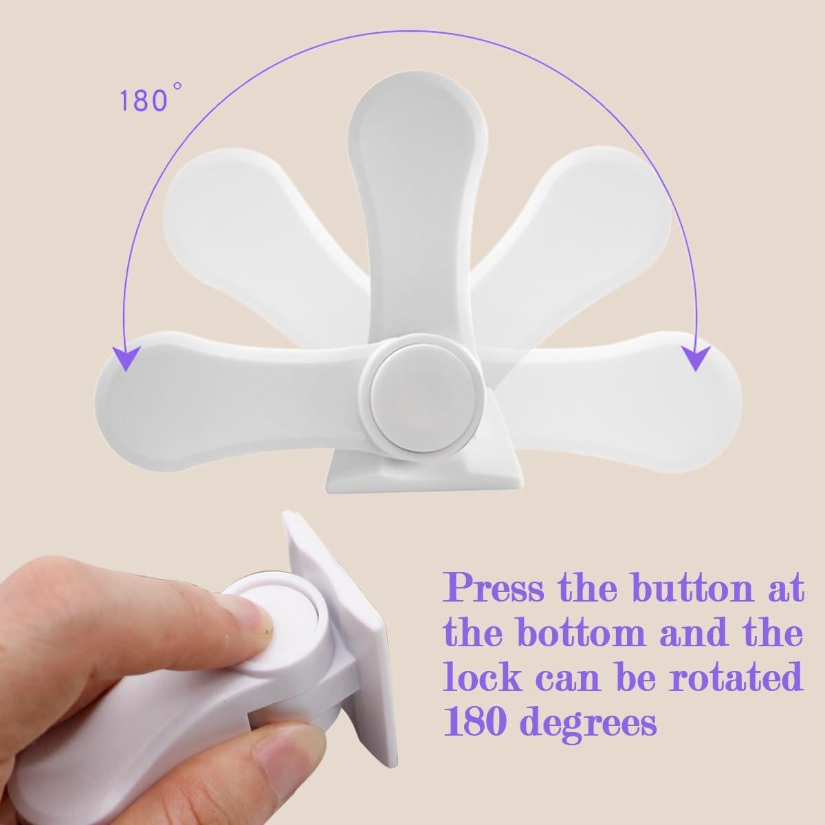 Bloqueos de Palanca de Puerta a Prueba de Niños KongNai - 6 Unidades