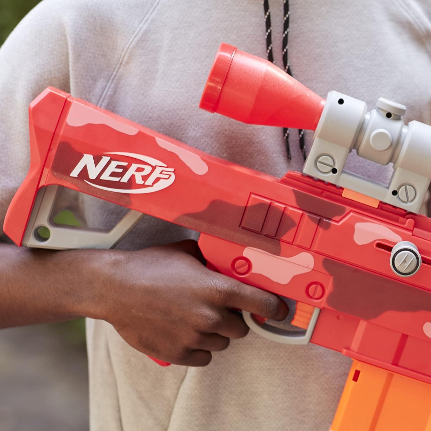 Blaster Nerf Fortnite Heavy SR 1.1m con 6 Dardos Mega