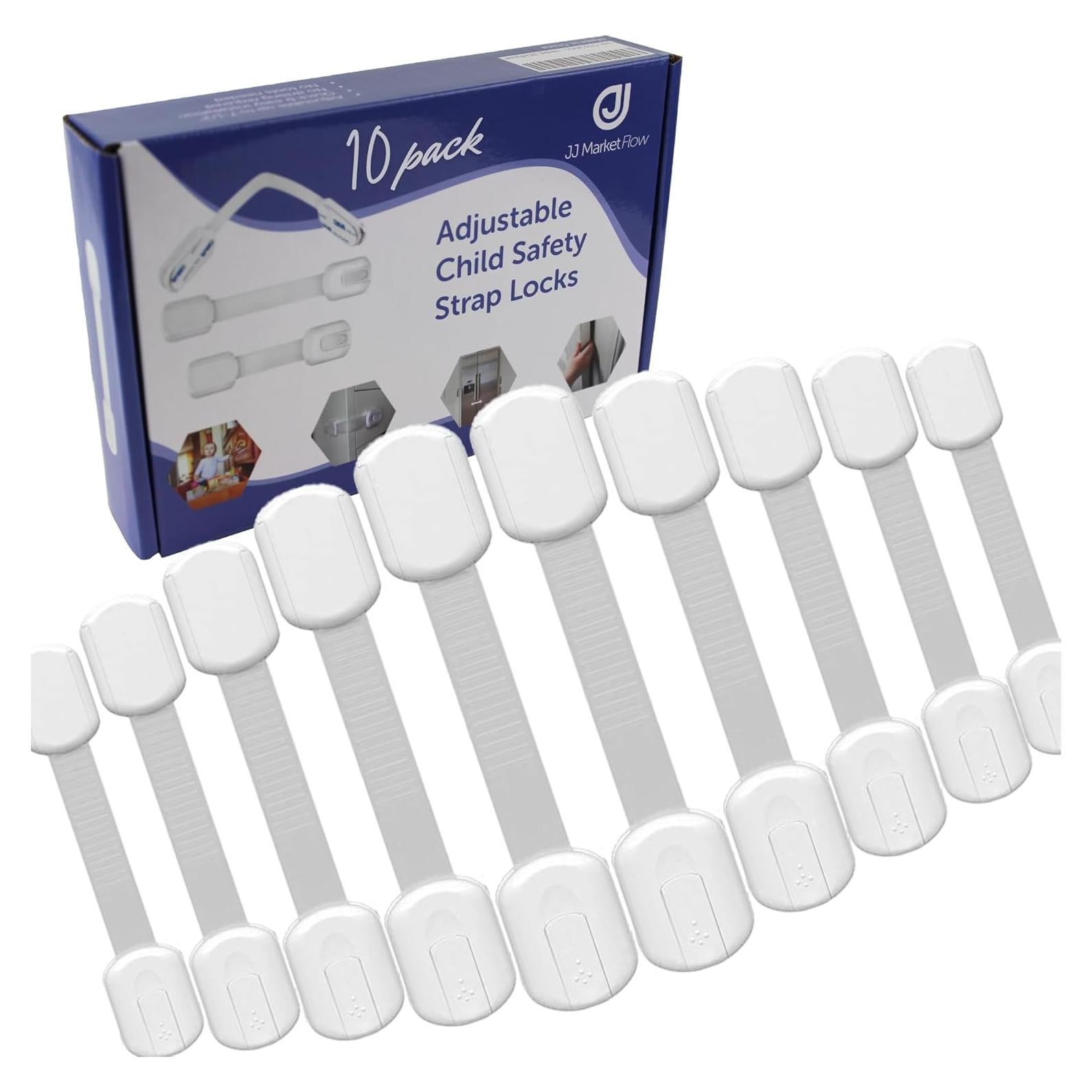 Cerraduras para Gabinetes a Prueba de Niños 10-Pack 3M