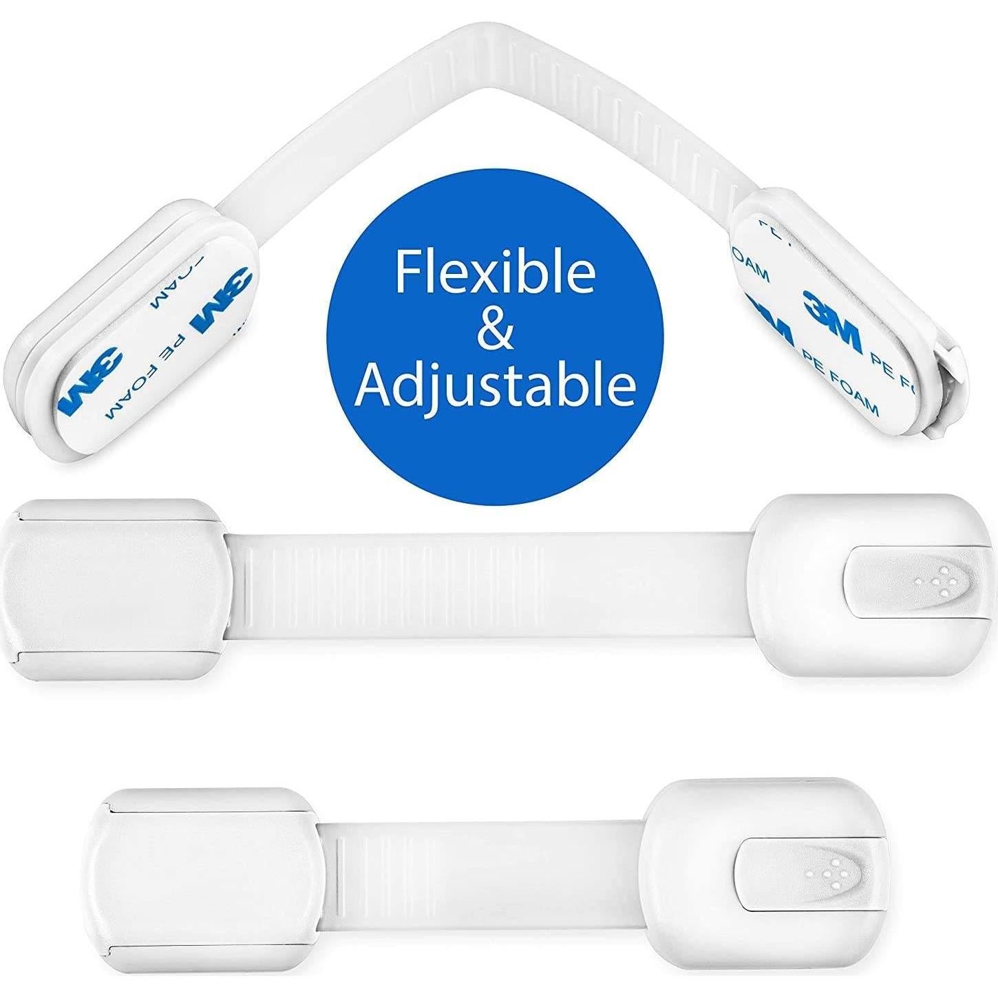 Cerraduras para Gabinetes a Prueba de Niños 10-Pack 3M