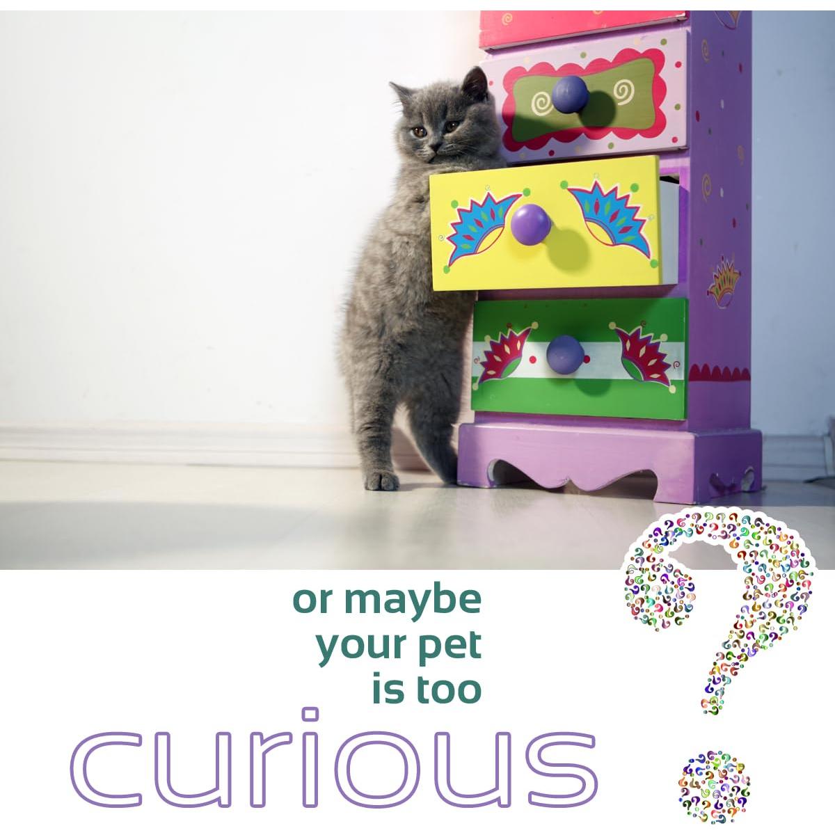 Candados de Seguridad Oxlay para Bebés - Marrón - Paquete de 6