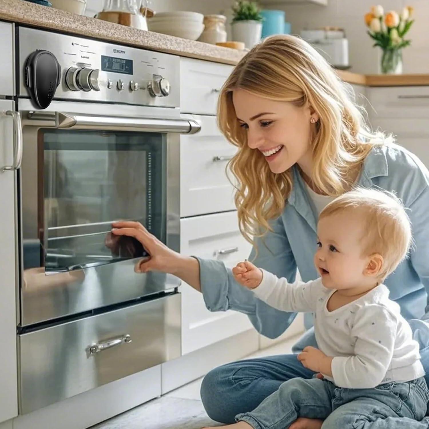 Cierre de Seguridad para Horno MCOTOP - 2 Paquete, Negro