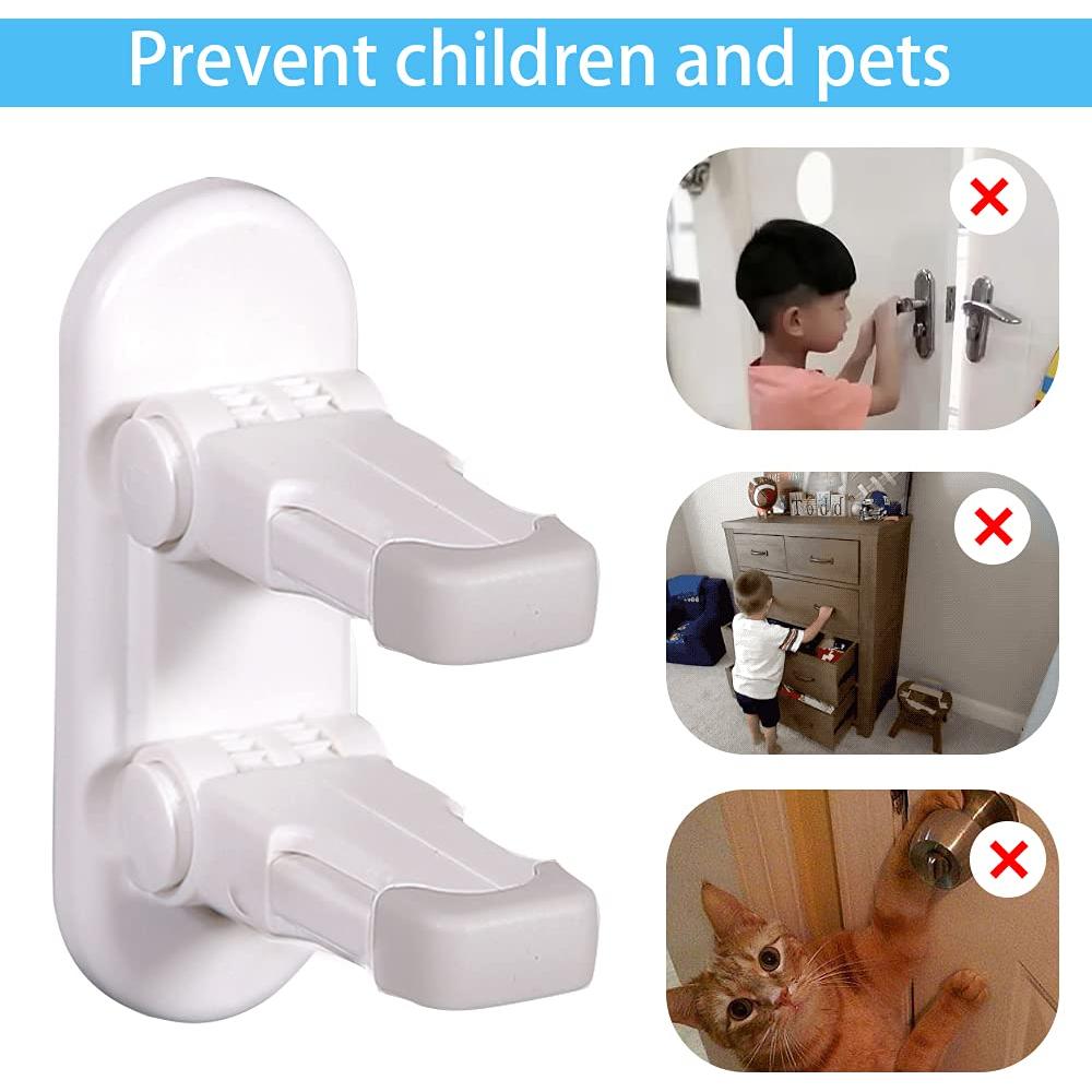 Cerradura de Palanca para Puerta a Prueba de Niños 2 Unidades