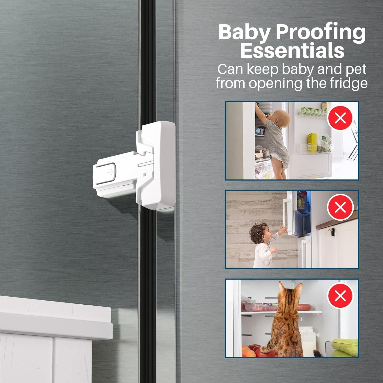 Cerradura de Refrigerador Inaya Baby Proof para Puerta Única