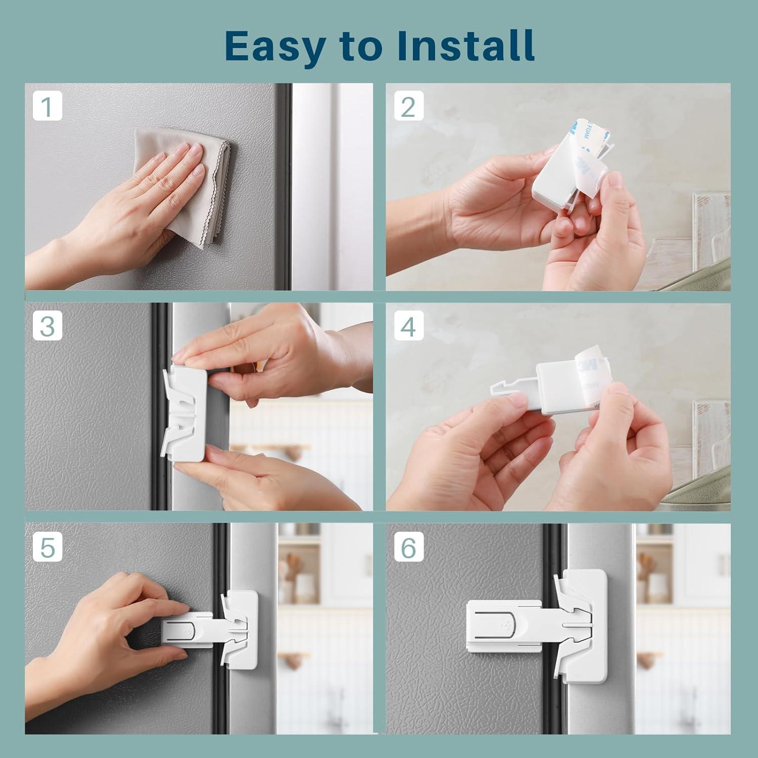 Cerradura de Refrigerador Inaya Baby Proof para Puerta Única