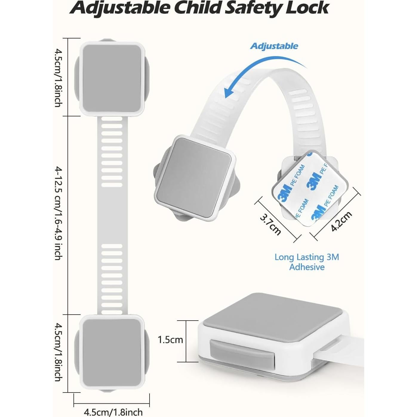 Cerraduras de Seguridad para Niños Shaoguan - Paquete de 6