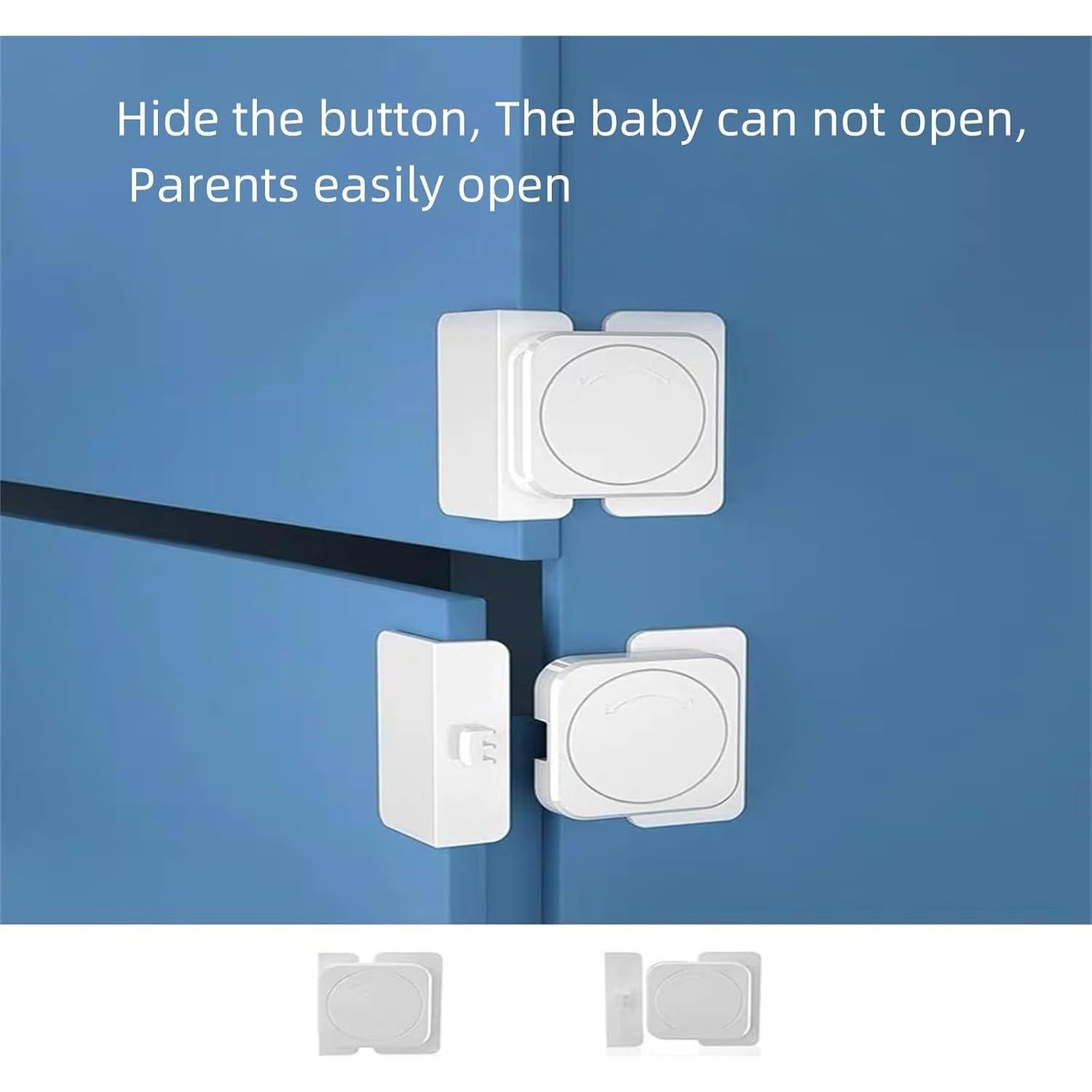 Cierres de Gabinete para Niños Ptazucv - Paquete de 6